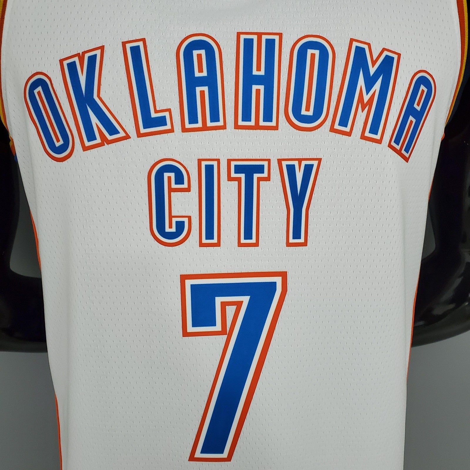 Anthony#7 Thunder White Nba Jersey