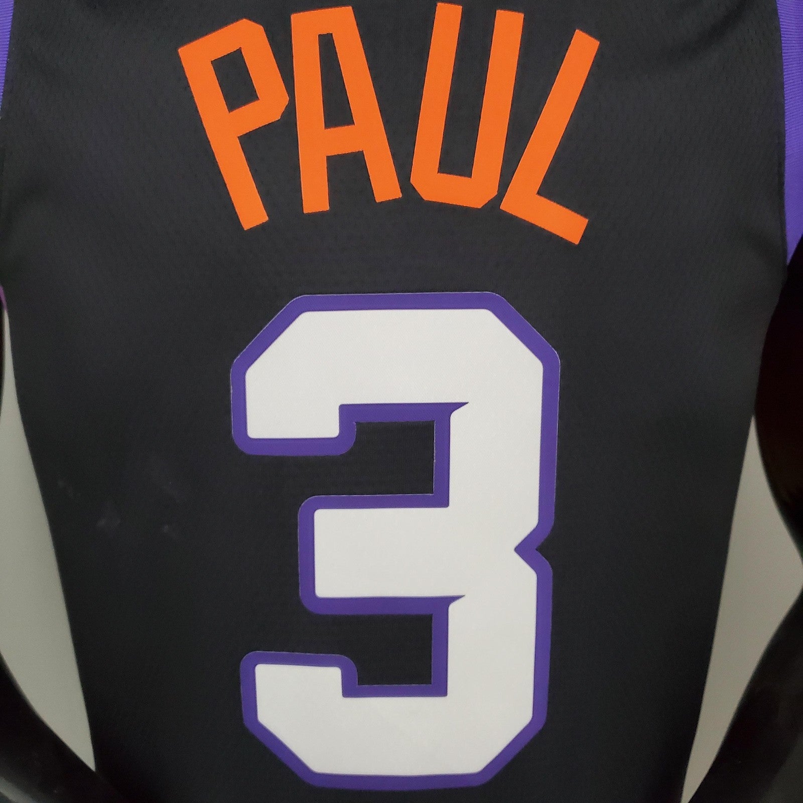 New Paul#3 Suns City Edition Black Nba Jersey