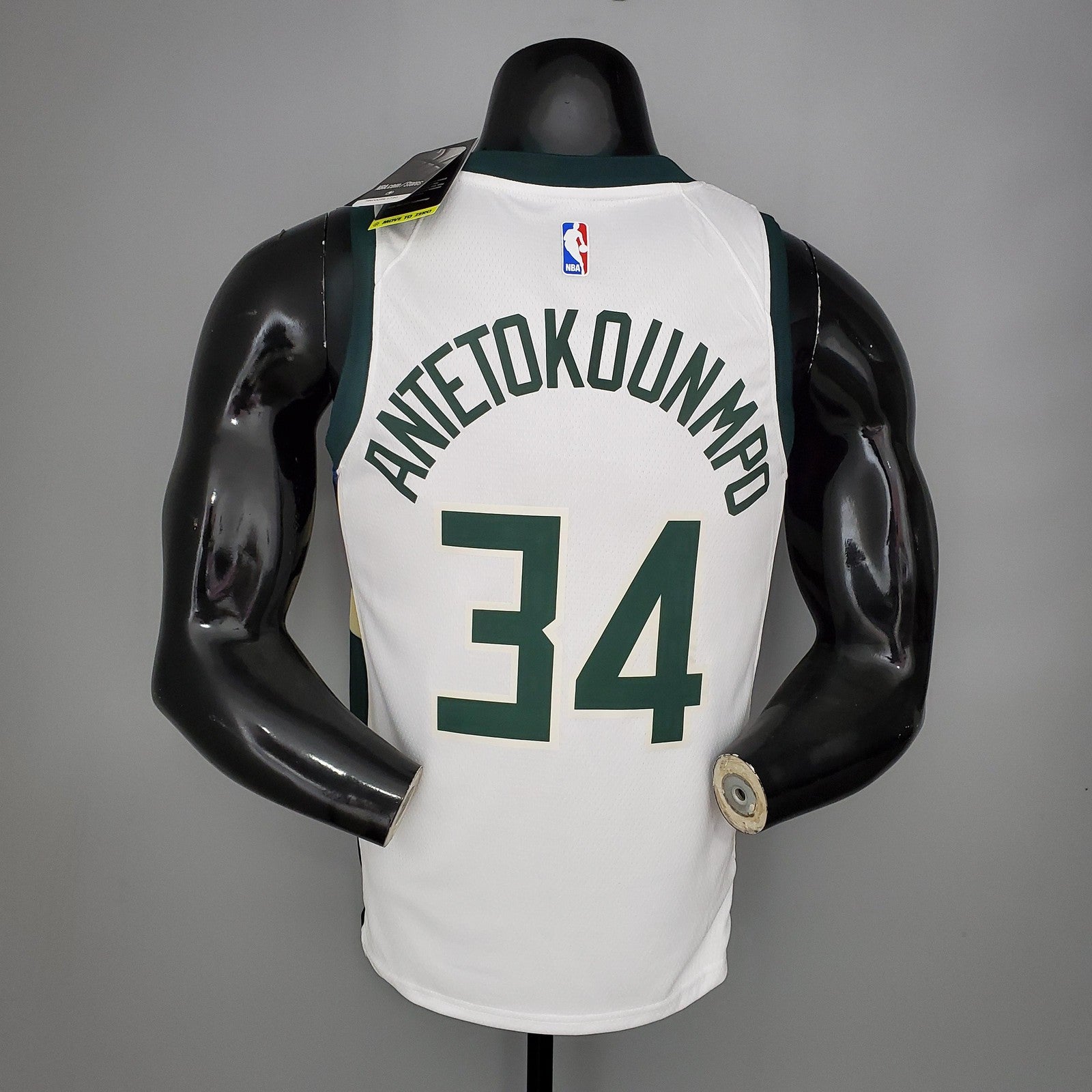 2021 Antetokounmpo #34 Bucks Home White Nba Jersey