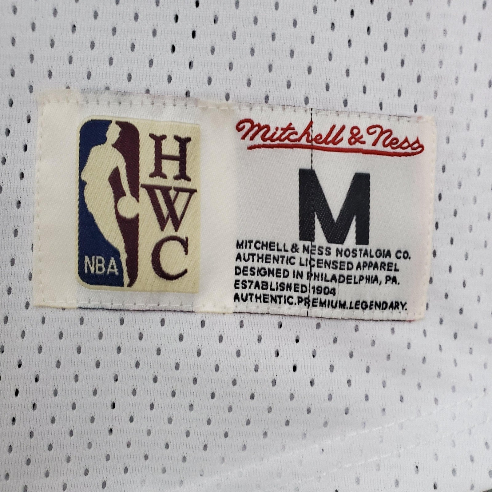 Mitchellness Magic White No 1 Mcgrady Retro Mesh Short Sleeve