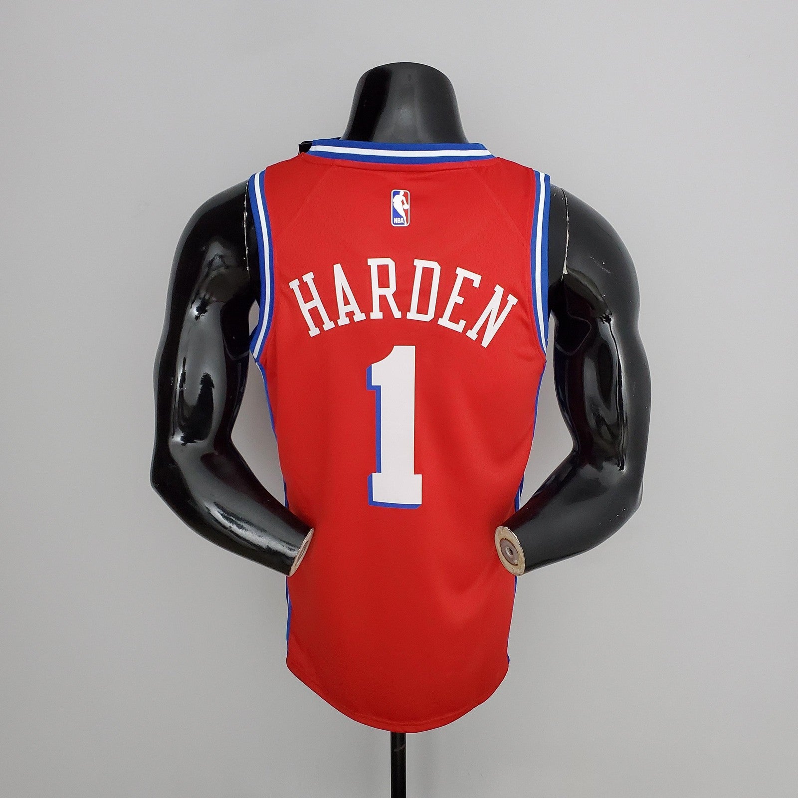 76ers Harden #1 V Neck Red
