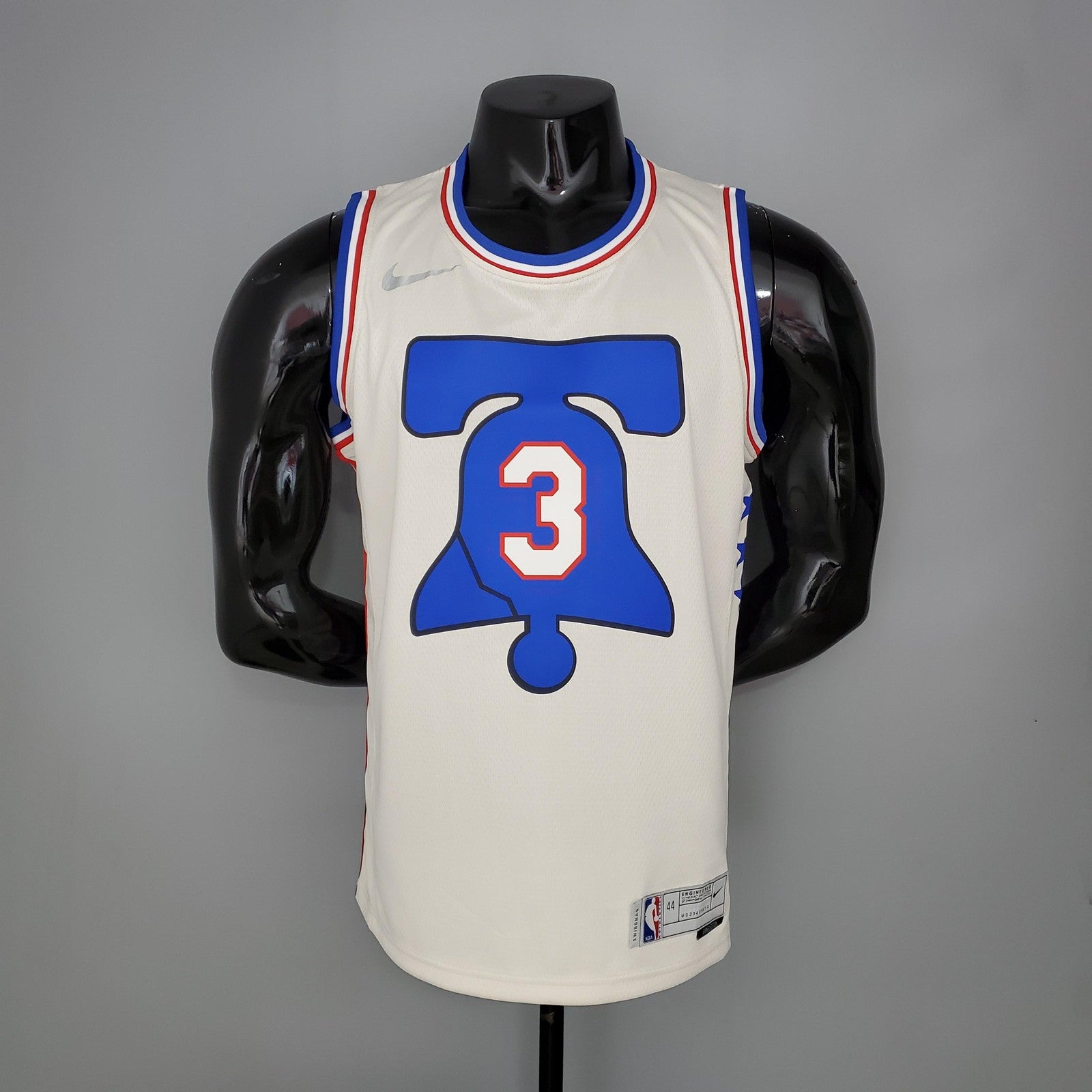 2021 Iverson#3 76ers Bonus Edition Off White Nba Jersey
