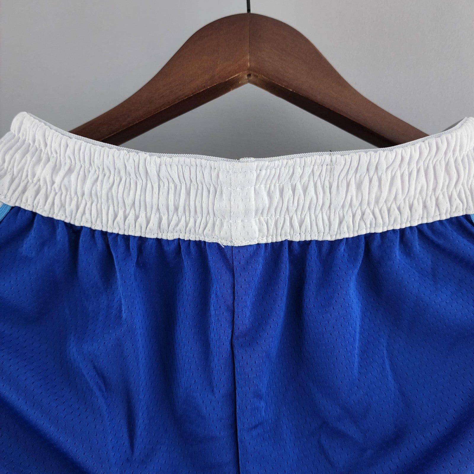 Los Angeles Lakers Retro Nba Shorts Blue White Trim