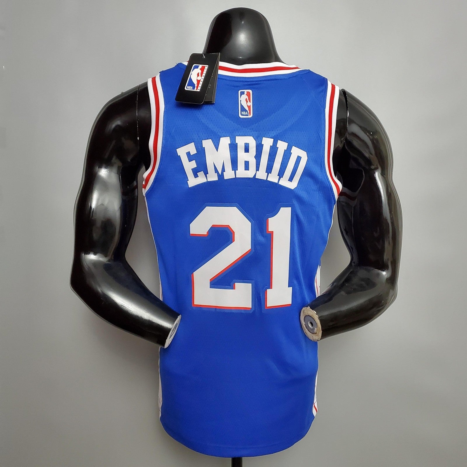 Embiid #21 Detroit Pistons Blue Nba Jersey Nike Connect Recognition