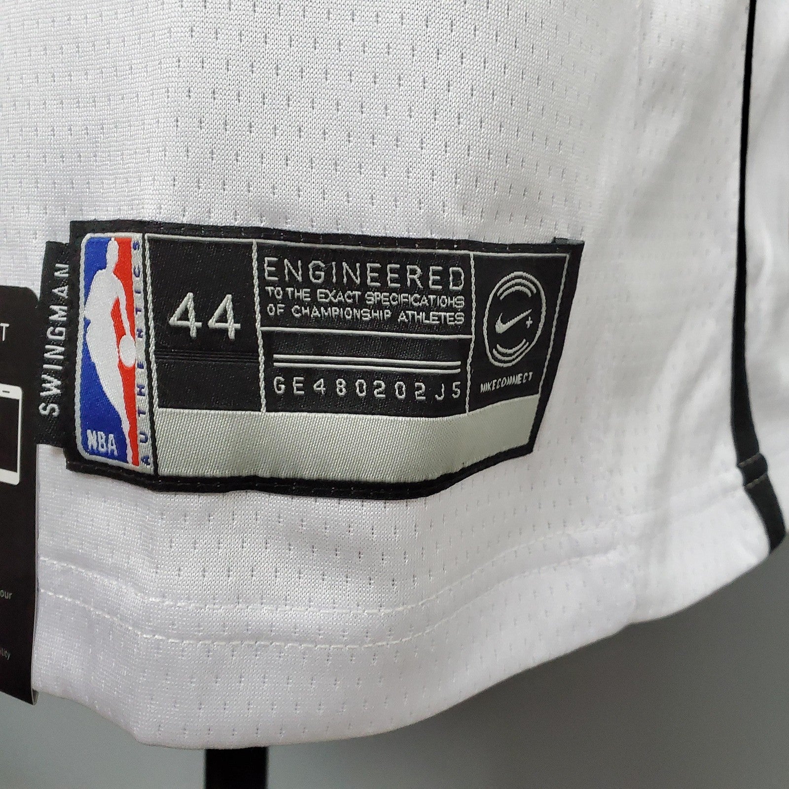 Durant #7 Brooklyn Nets White Nba Jersey Nike Connect Recognition