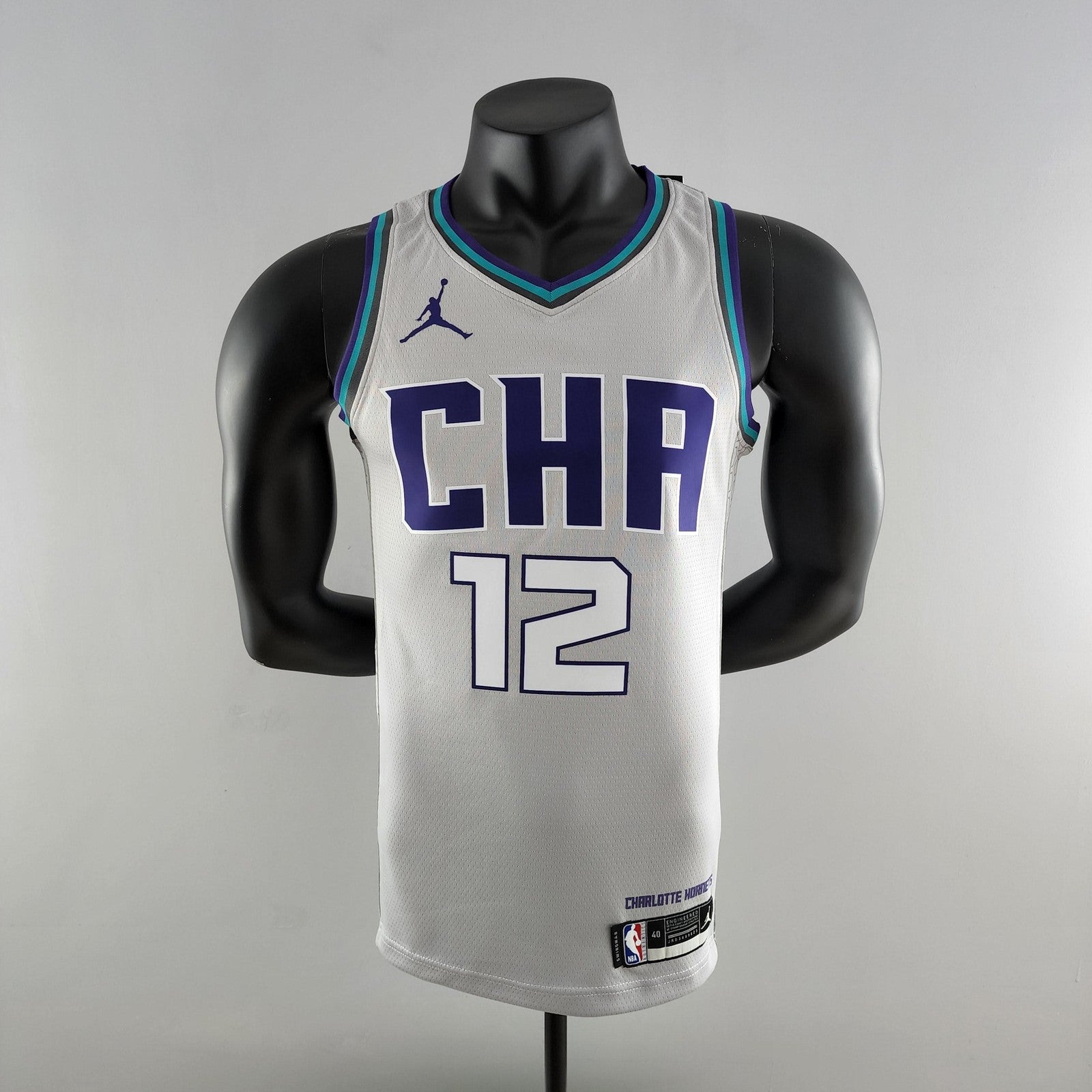 2019 Oubre Jr #12 Charlotte Hornets Grey Nba Jersey