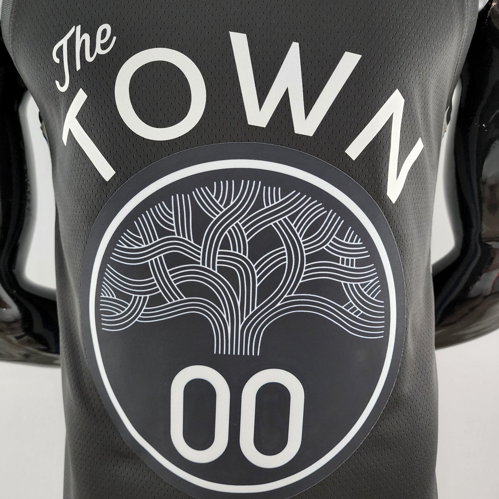 2020 Kuminga#00 Warriors City Edition Black and Grey Nba Jersey