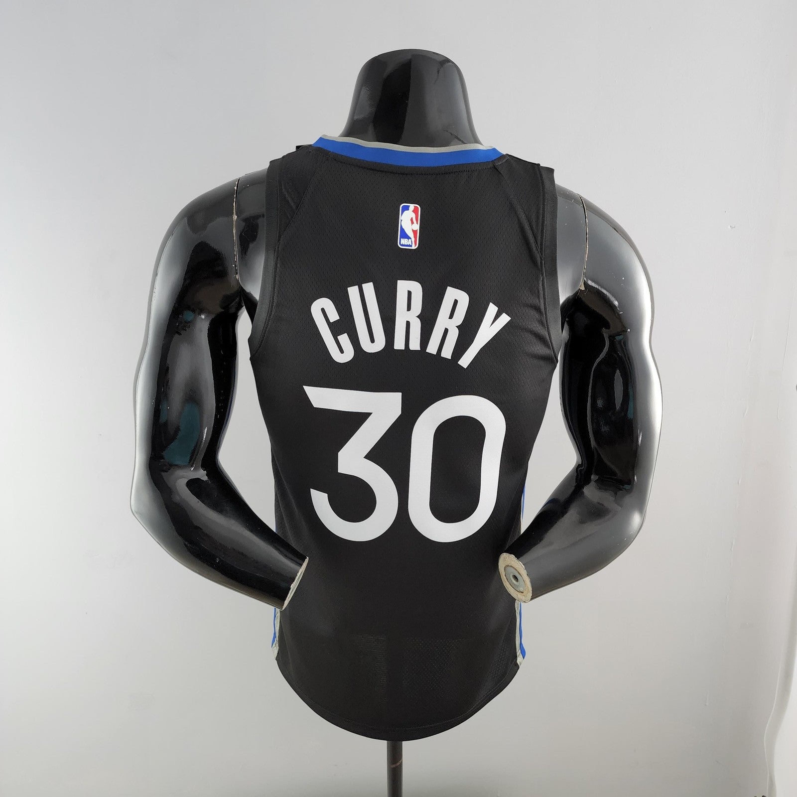2020 Curry#30 Warriors City Edition Black and Grey Nba Jersey