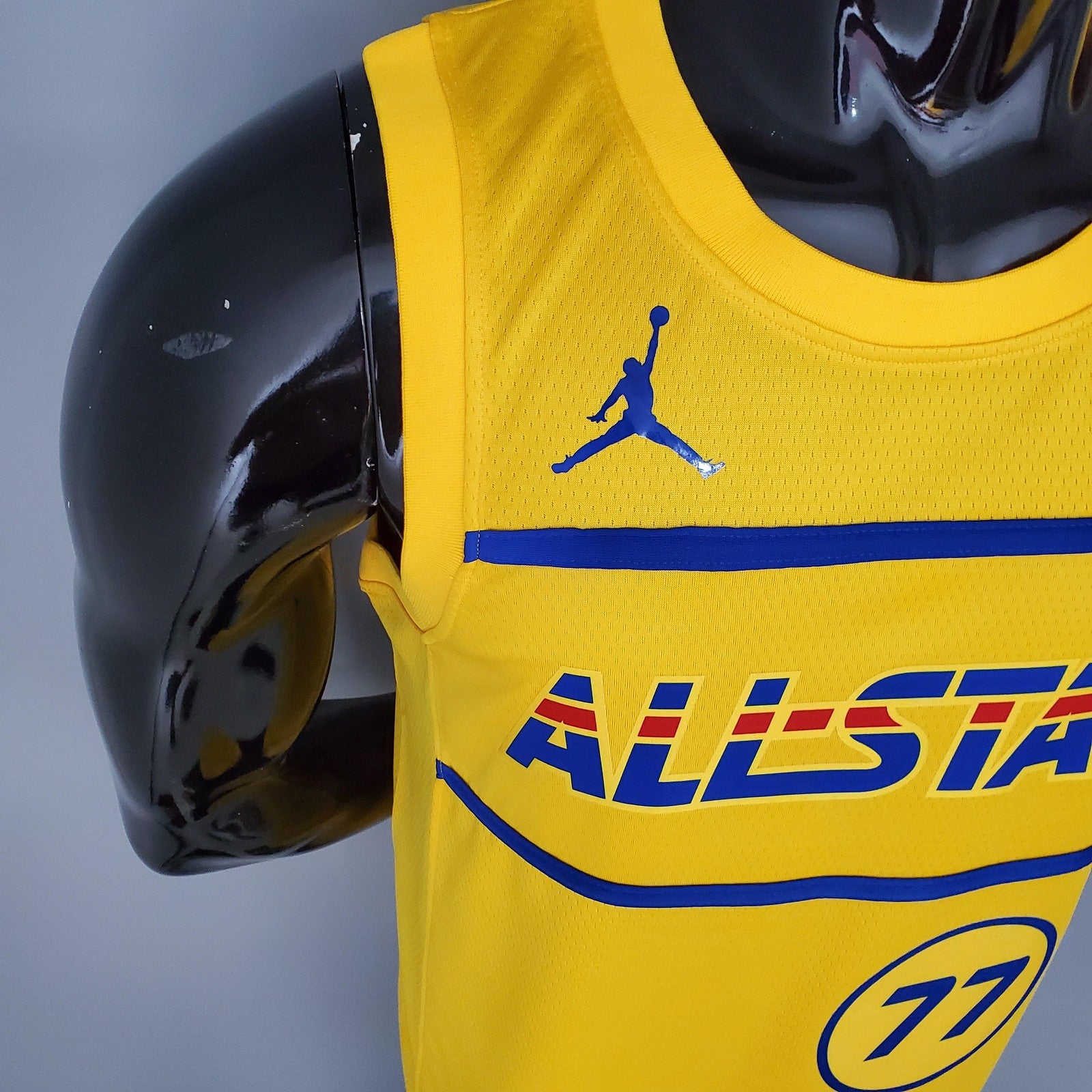 2021 Doncic#77 All Star Yellow Nba Jersey