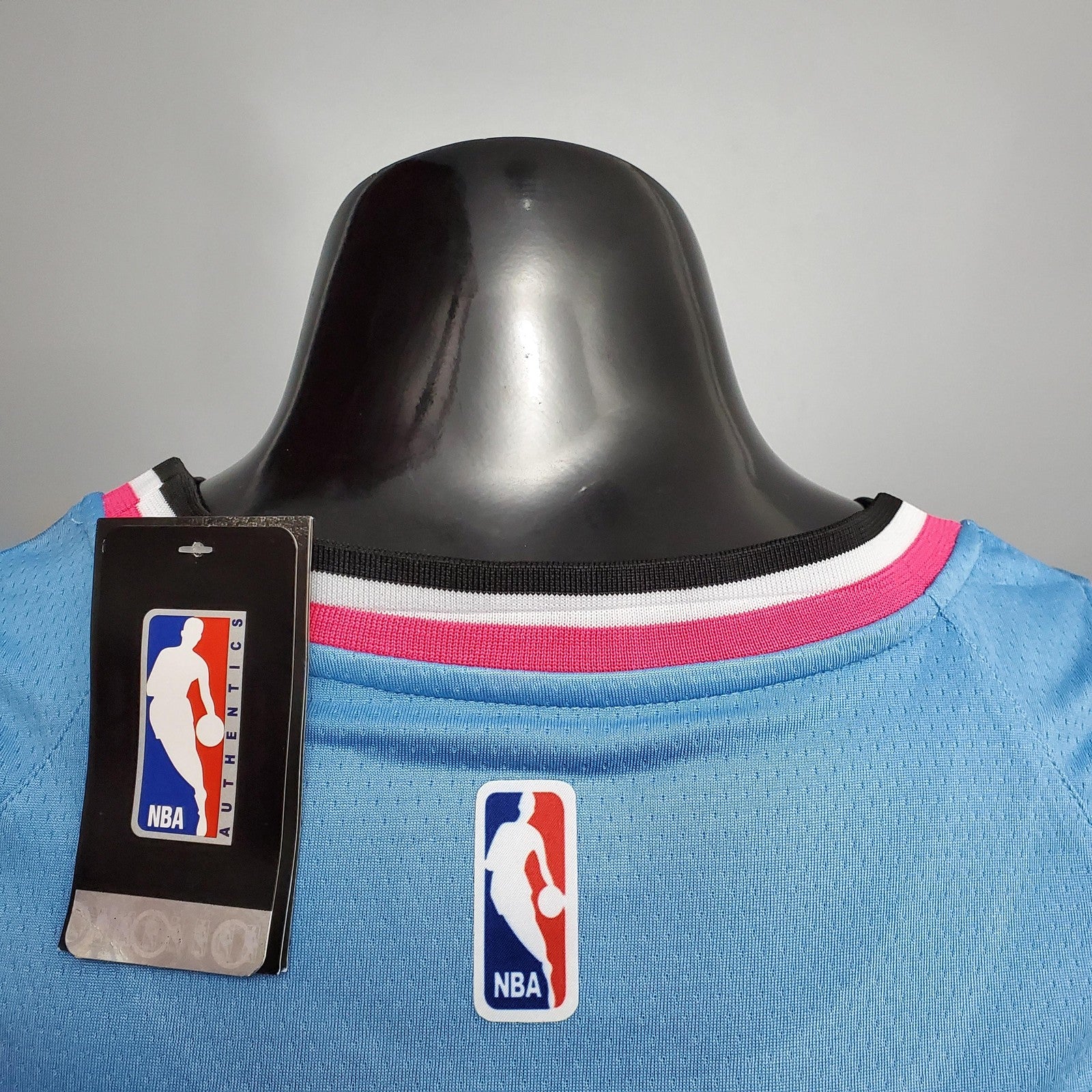 Wade #3 Miami Heat V Neck Blue Nba Jersey Nike Connect Recognition