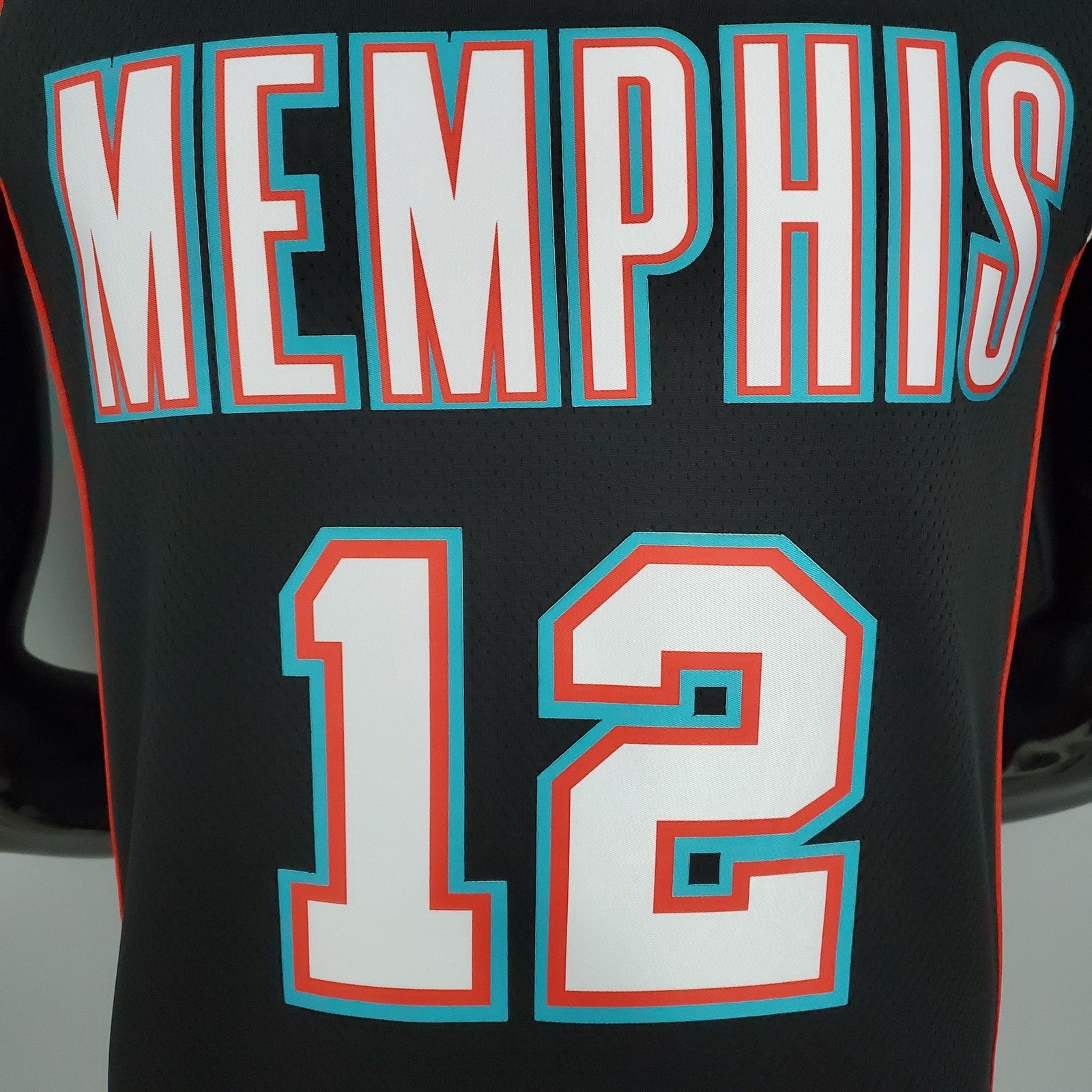 Morant#12 Grizzlies Retro Black Nba Jersey