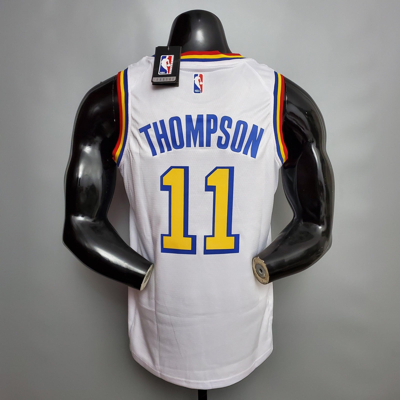 Thompson #11 Golden State Warriors Retro White Nba Jersey Nike Connect Recognition