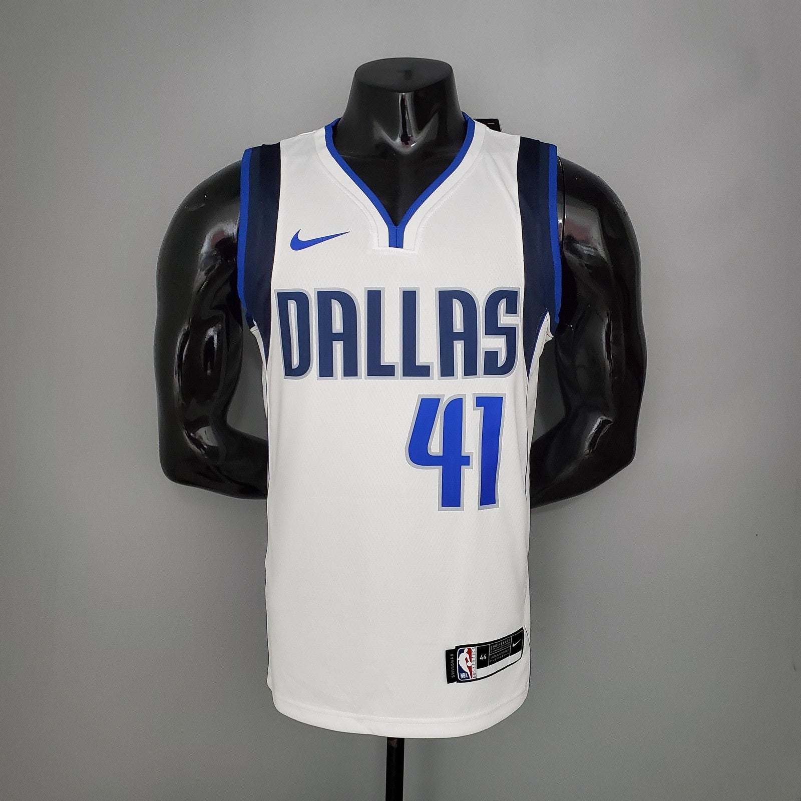 Dallas Mavericks Nowitzki#41 Lone Ranger Home White Nba Jersey