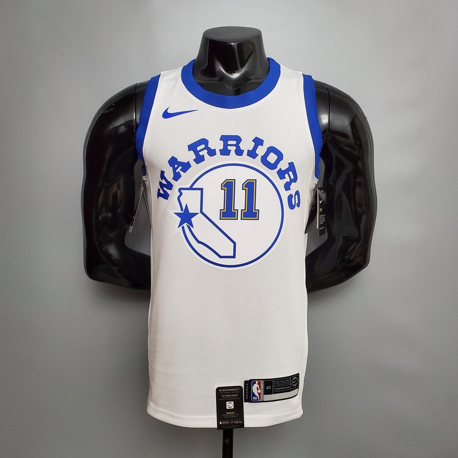 Retro Version Thompson#11 Golden State Warriors White Nba Jersey
