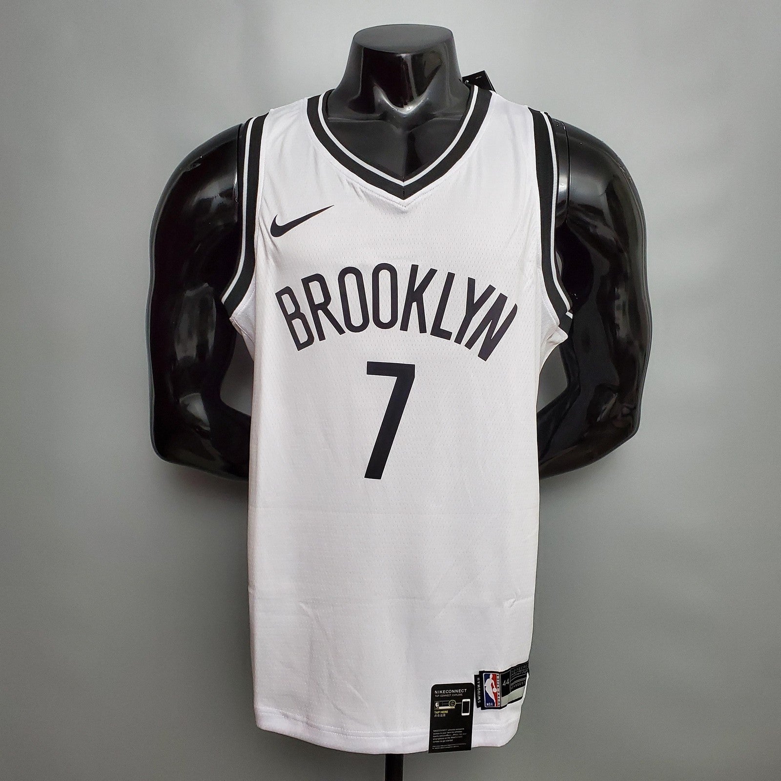 Durant #7 Brooklyn Nets White Nba Jersey Nike Connect Recognition