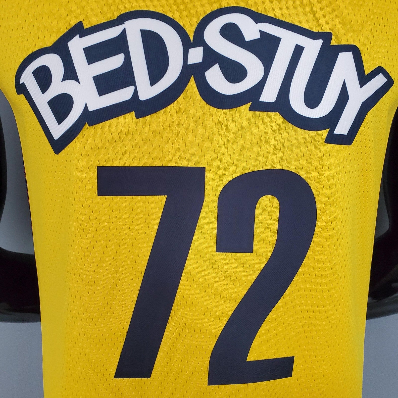 Biggie#72 Brooklyn Nets Commemorative Edition Yellow Nba Jersey