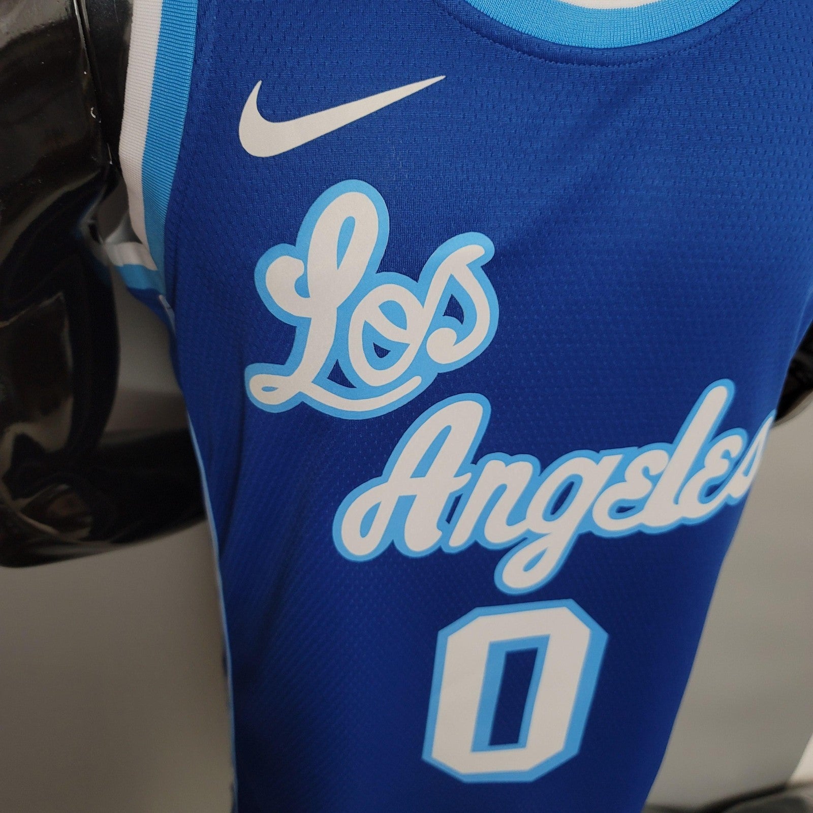Retro Night Kuzma #0 Los Angeles Lakers Blue Nba Jersey Nike Connect Recognition 2