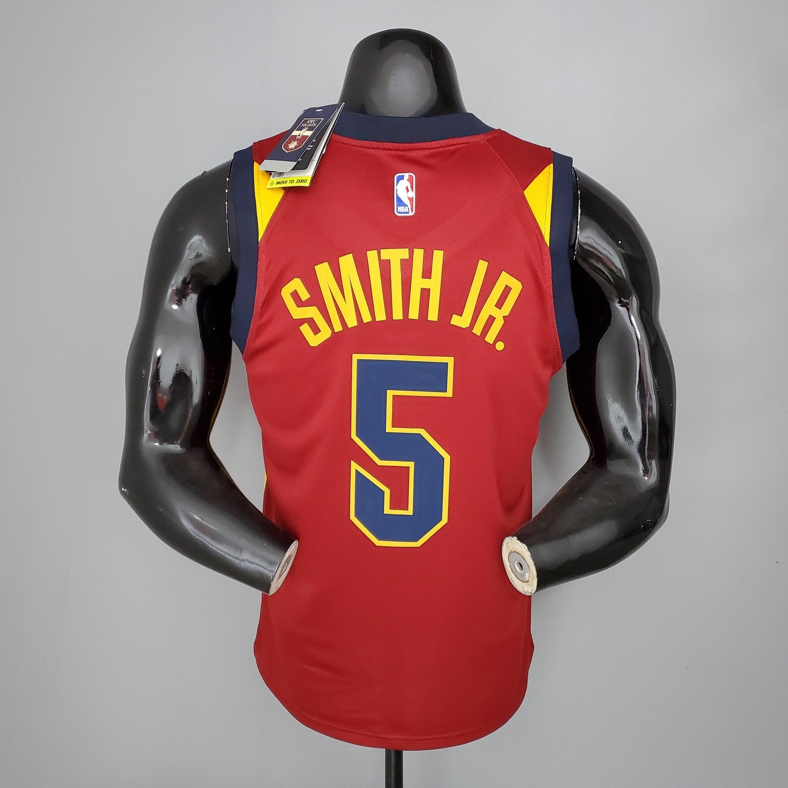 2017 Smith Jr #5 Cavaliers Burgundy Nba Jersey