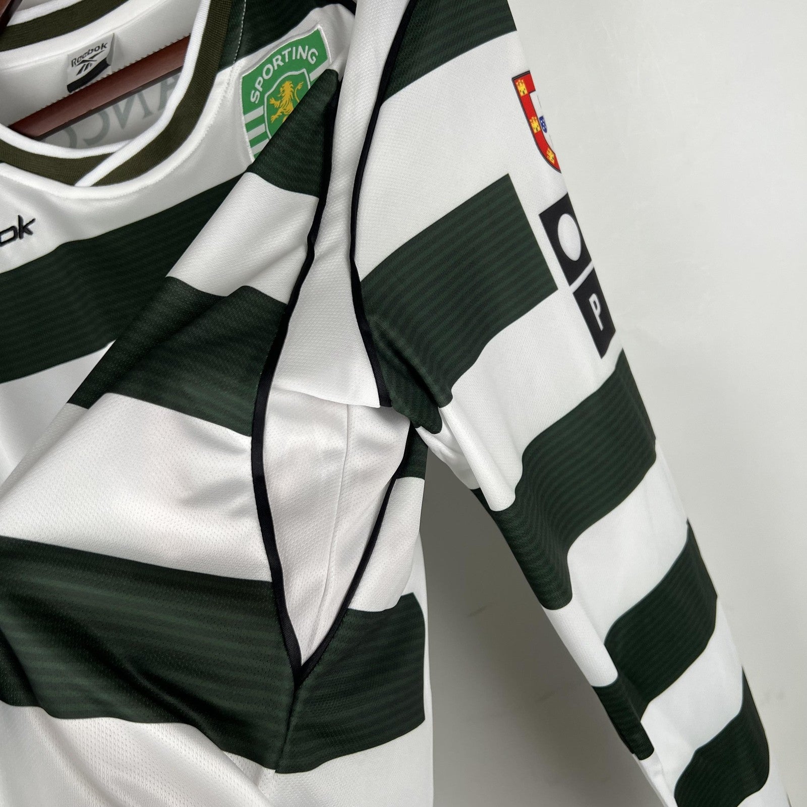 Retro Long Sleeve Sporting Lisbon Home