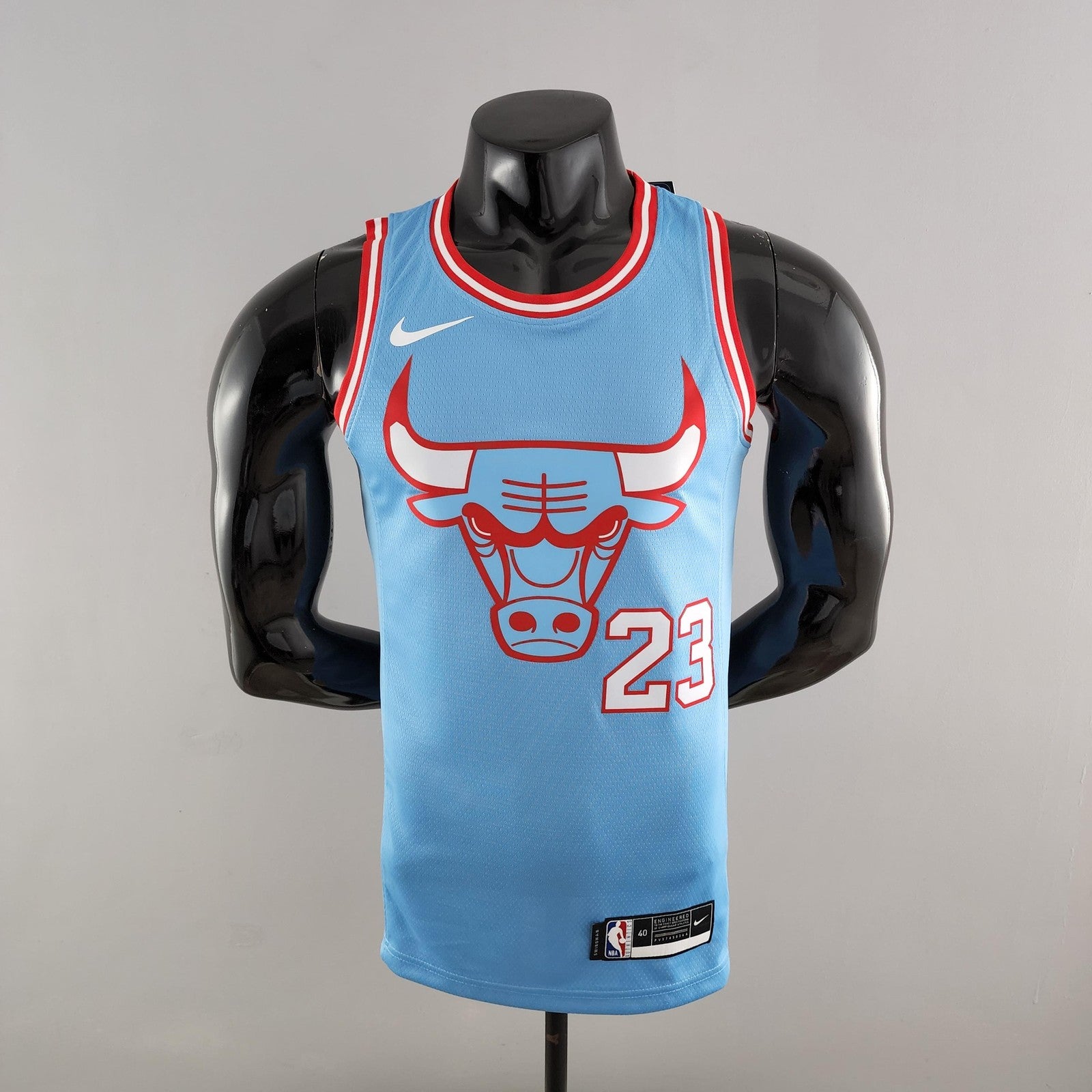 Chicago Bulls Jordan#23 Blue Nba Jersey