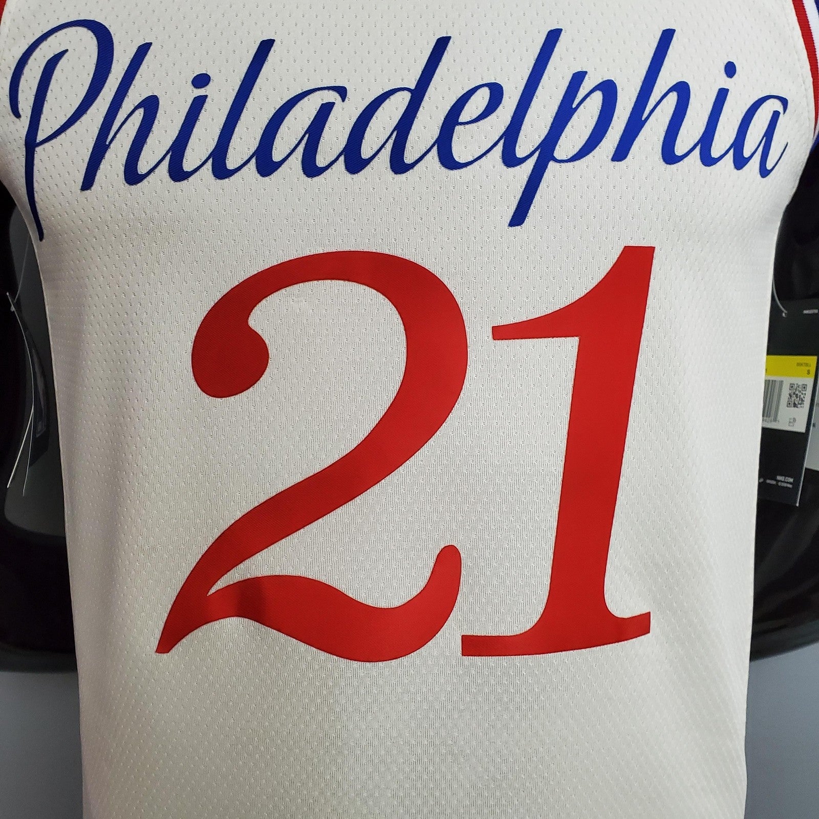 2020 Philadelphia 76ers Embiid#21 City Limited Edition Beige