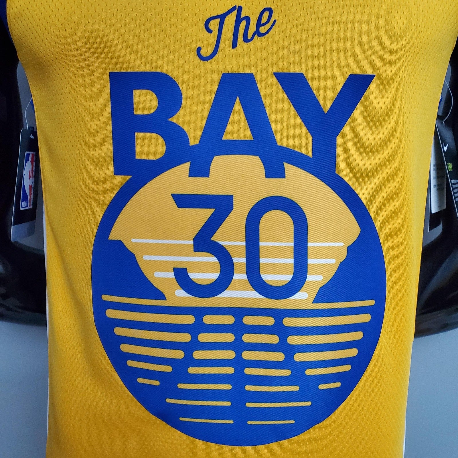 New Curry#30 Golden State Warriors Yellow Nba Jersey