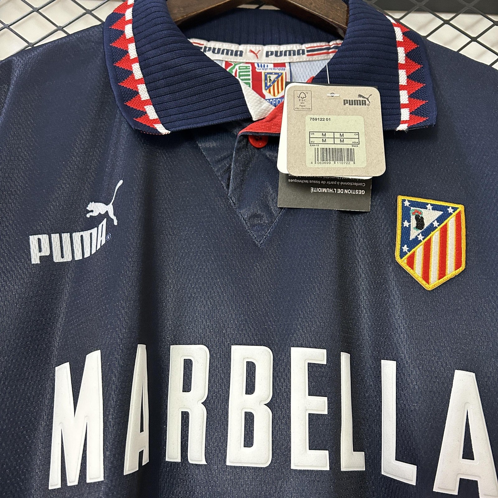 Retro Atletico Madrid 97 98 Away