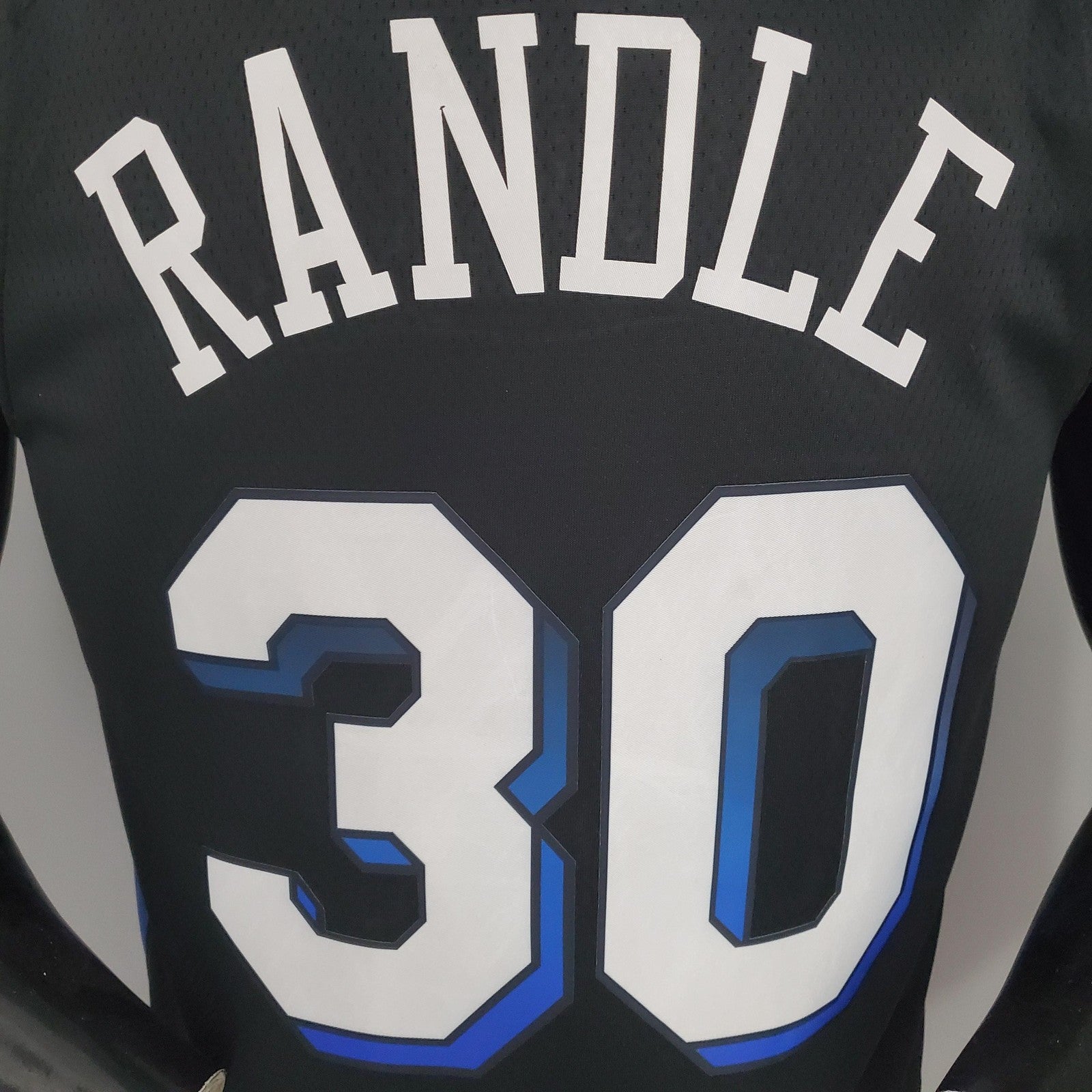2021 Randle#30 Knicks City Edition Black Nba Jersey