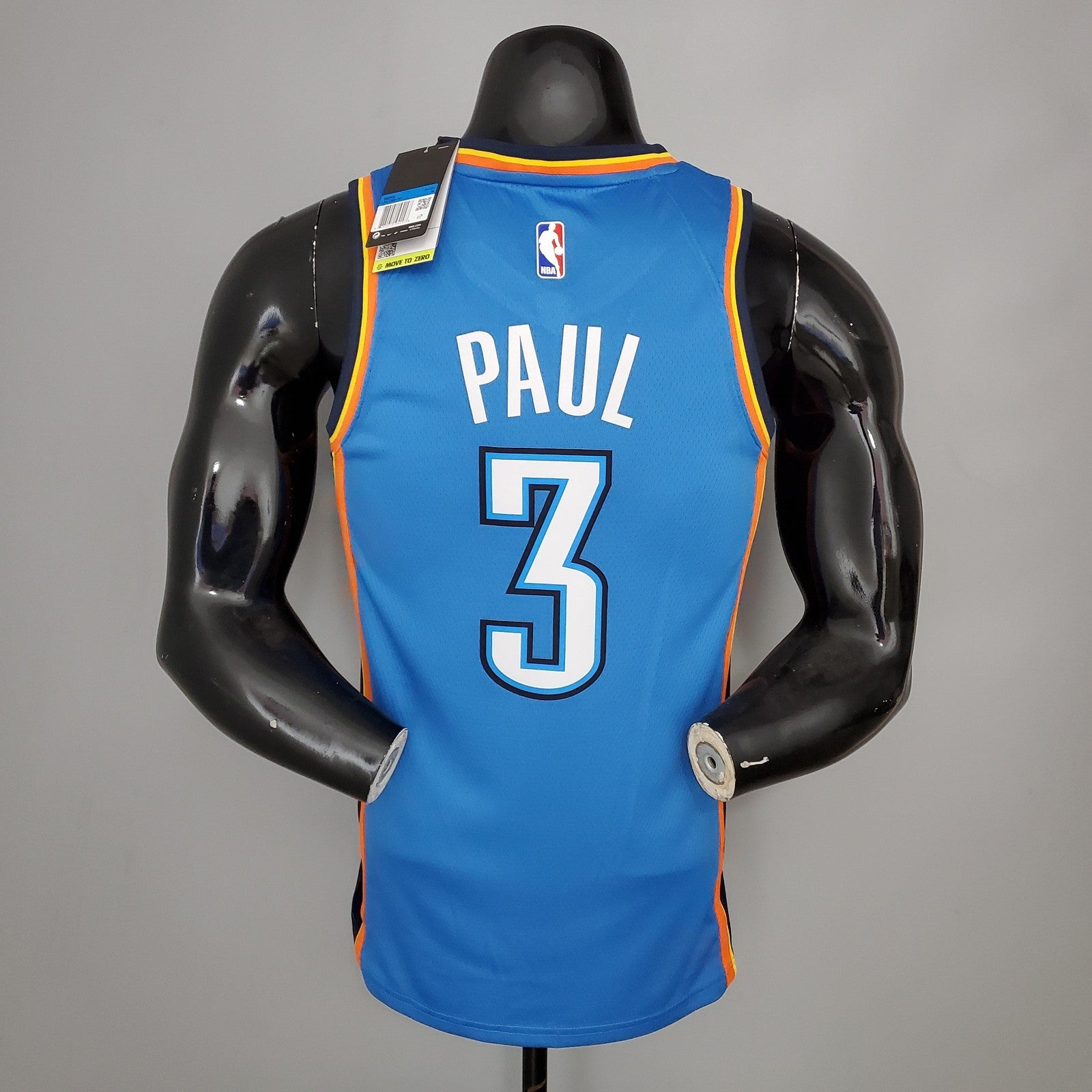 Paul#3 Thunder Blue Nba Jersey