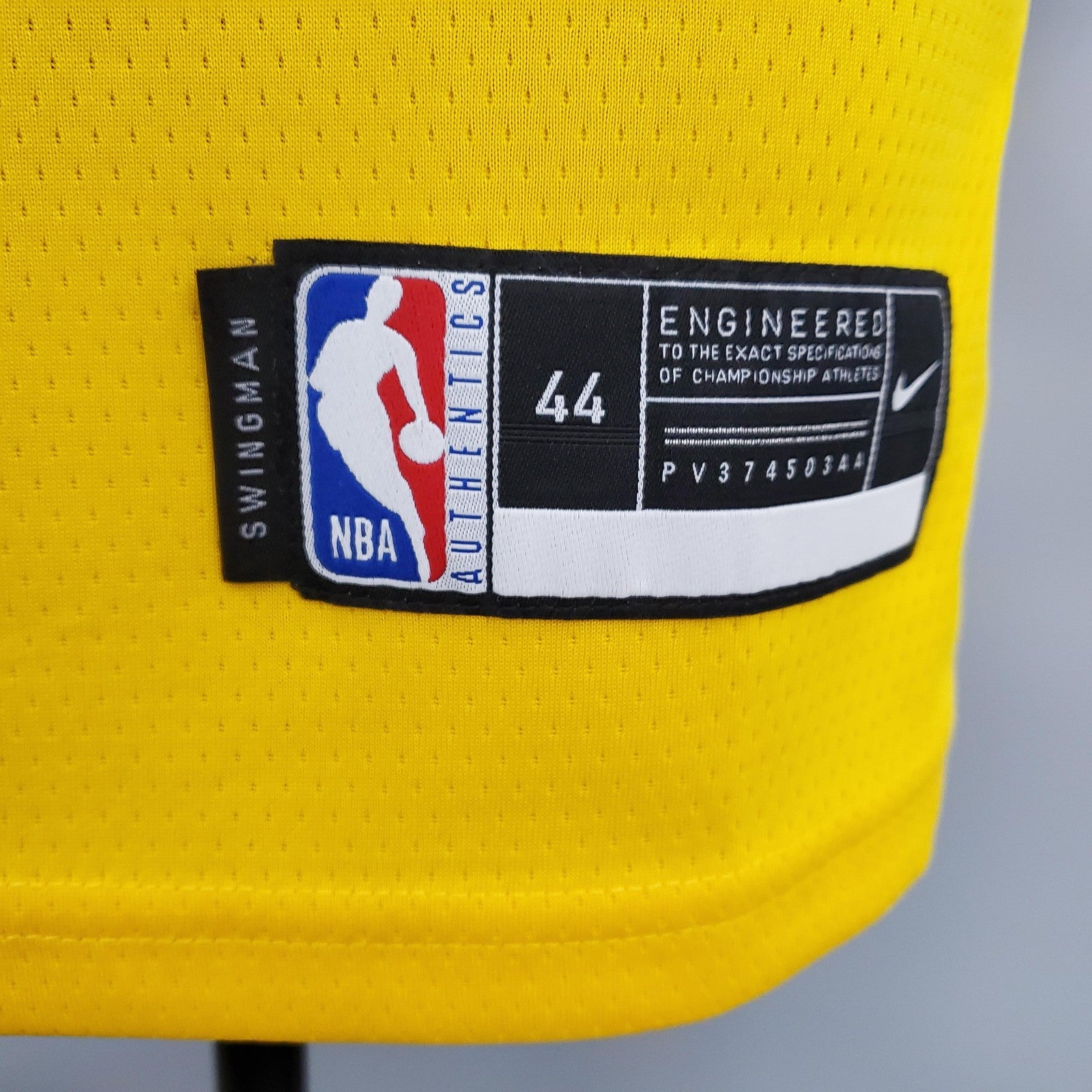 Lakers Rondo#4 Crew Neck Yellow Nba Jersey