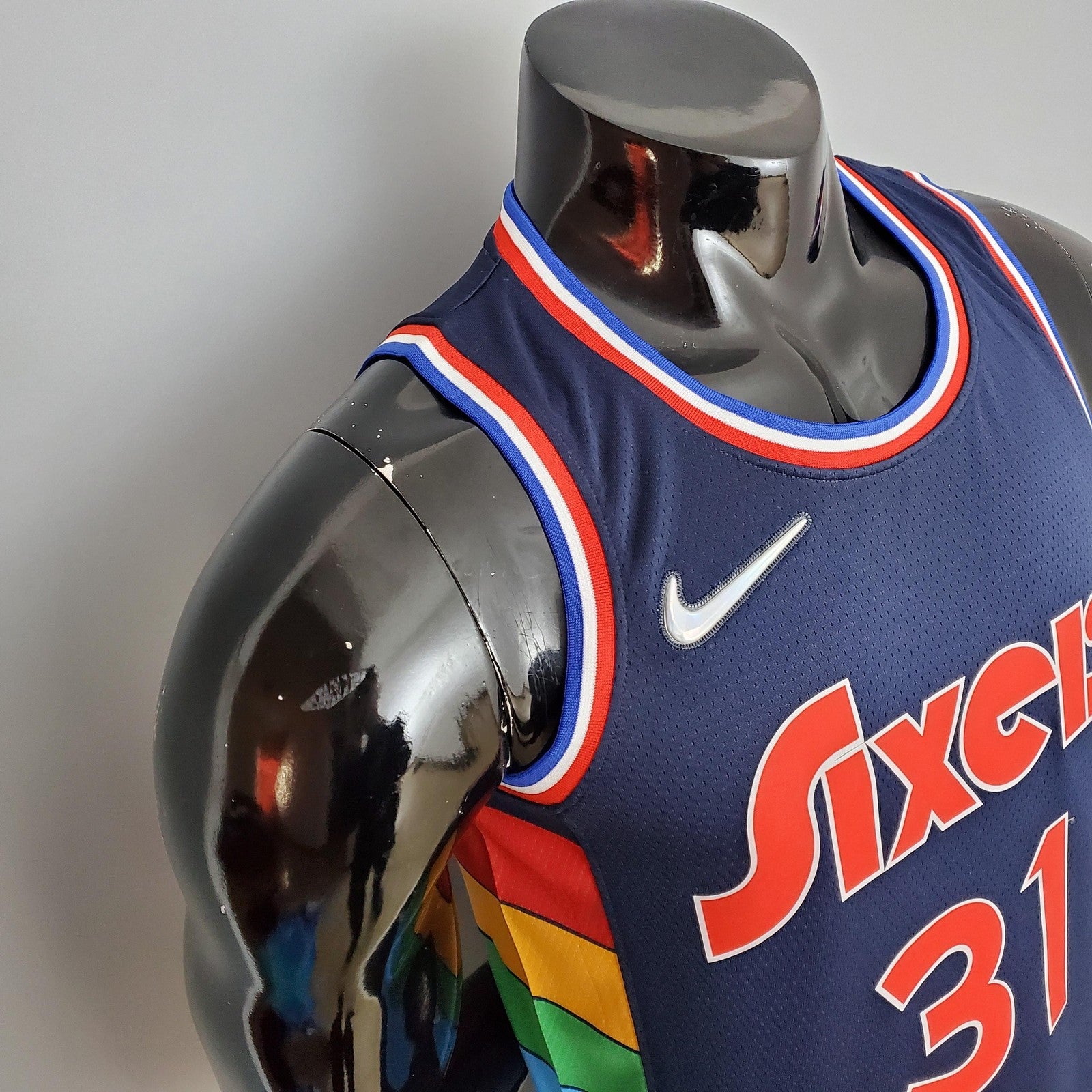 2022 Curry#31 76ers Royal Blue Nba Jersey