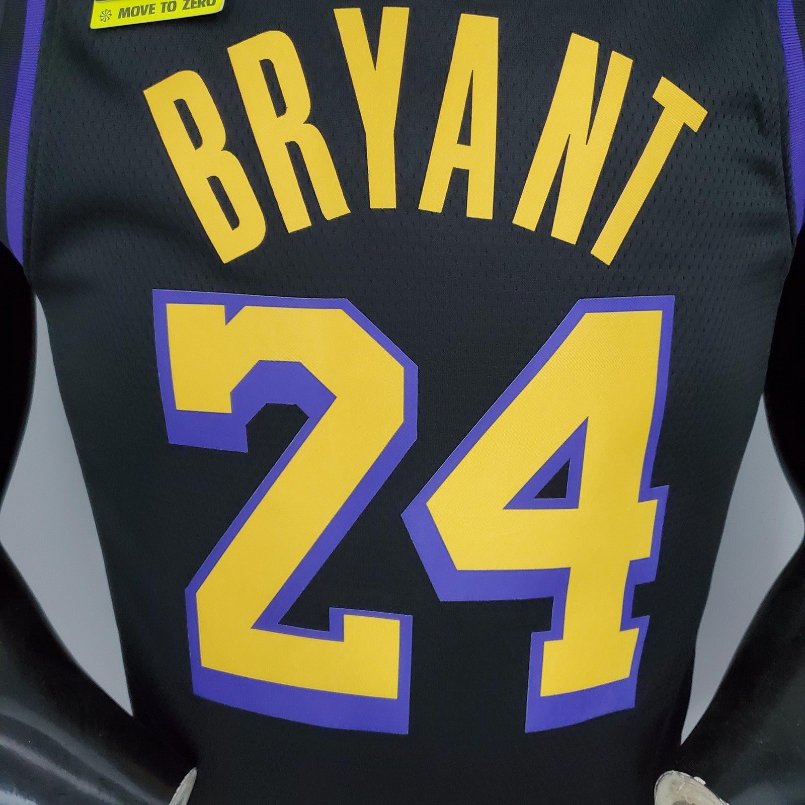 2021 Bryant#24 Los Angeles Lakers Black Latin Black Nba Jersey