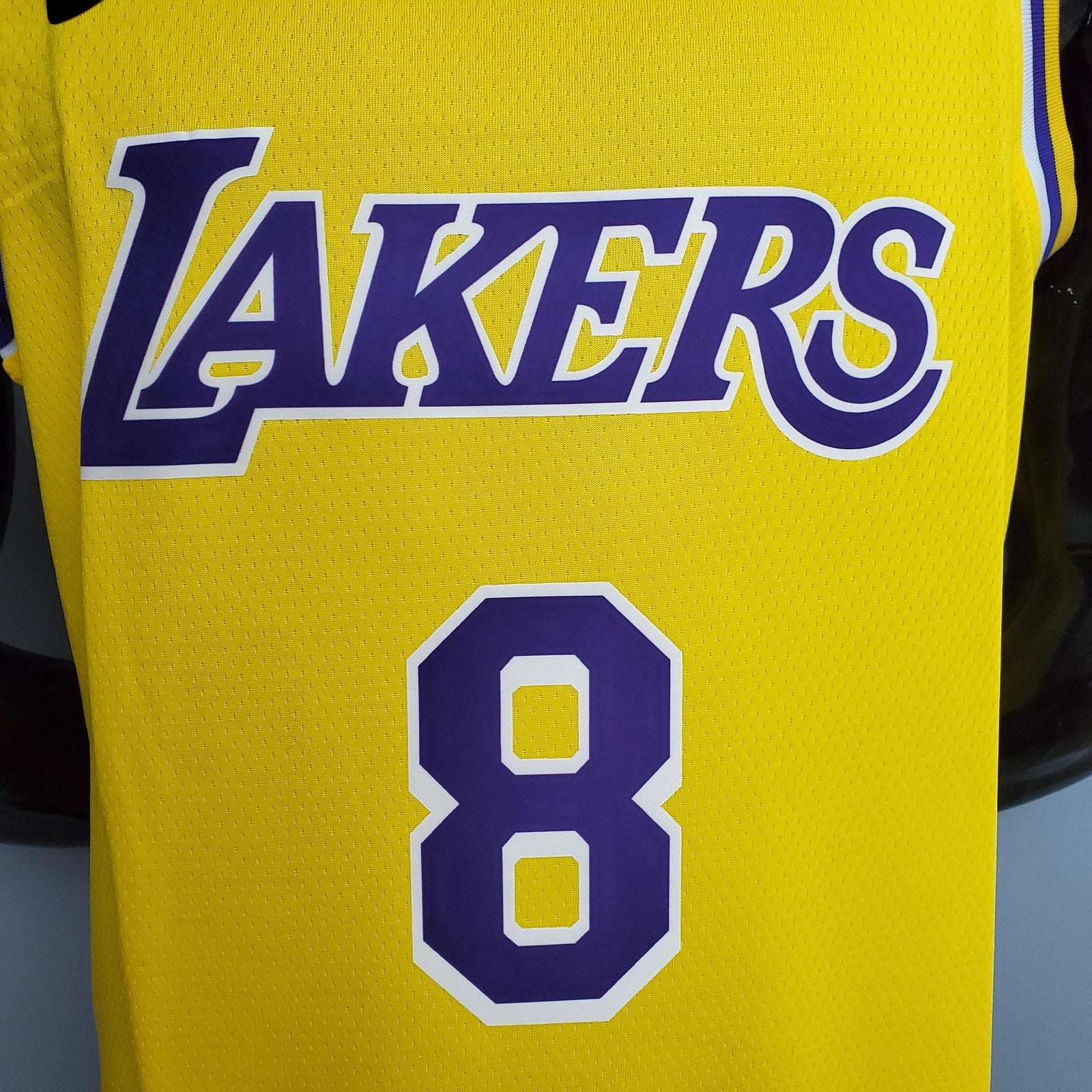 Bryant #8 Lakers Round Neck Yellow Nba Jersey Nike Connect Recognition