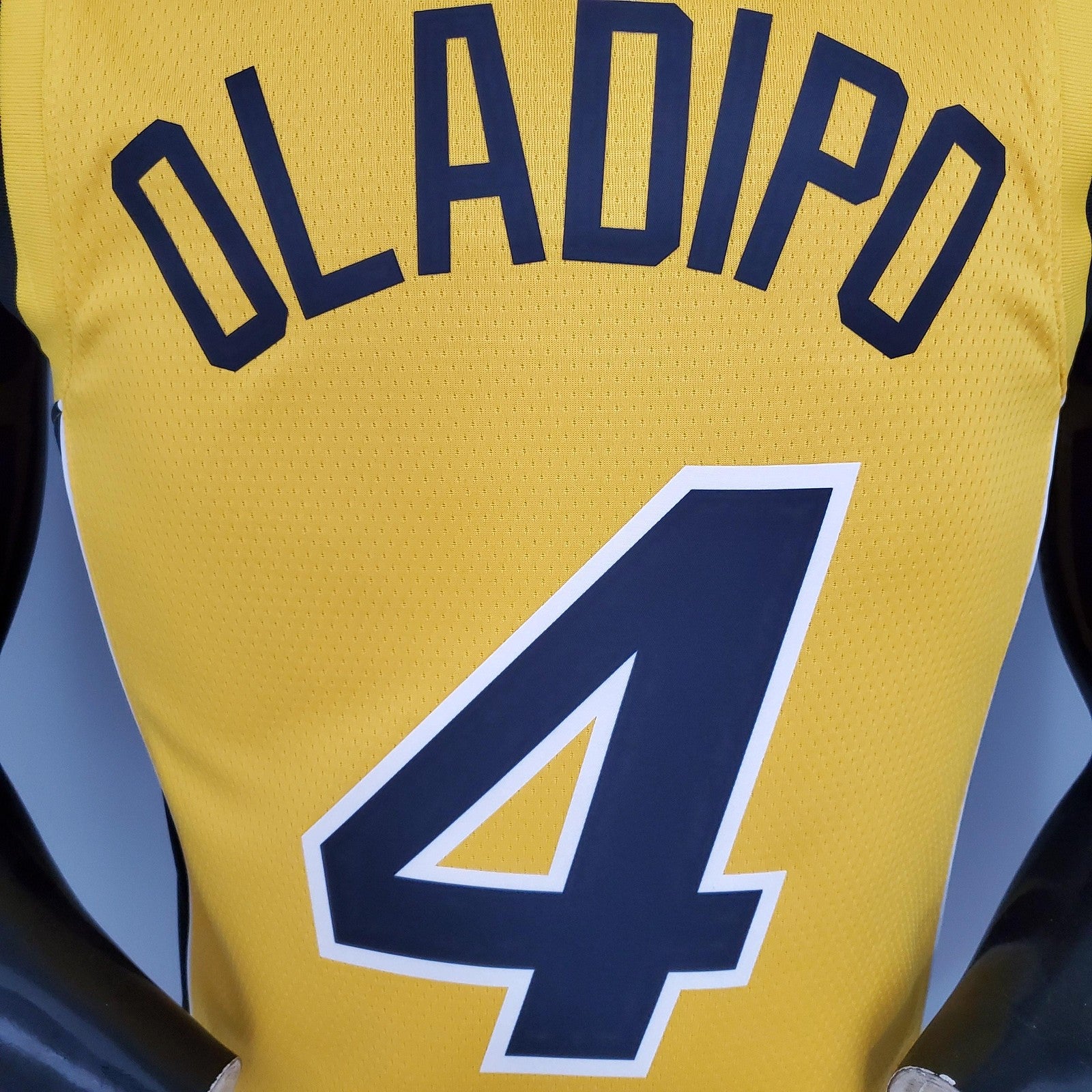 2021 Oladipo#4 Heat Bonus Edition Yellow Nba Jersey
