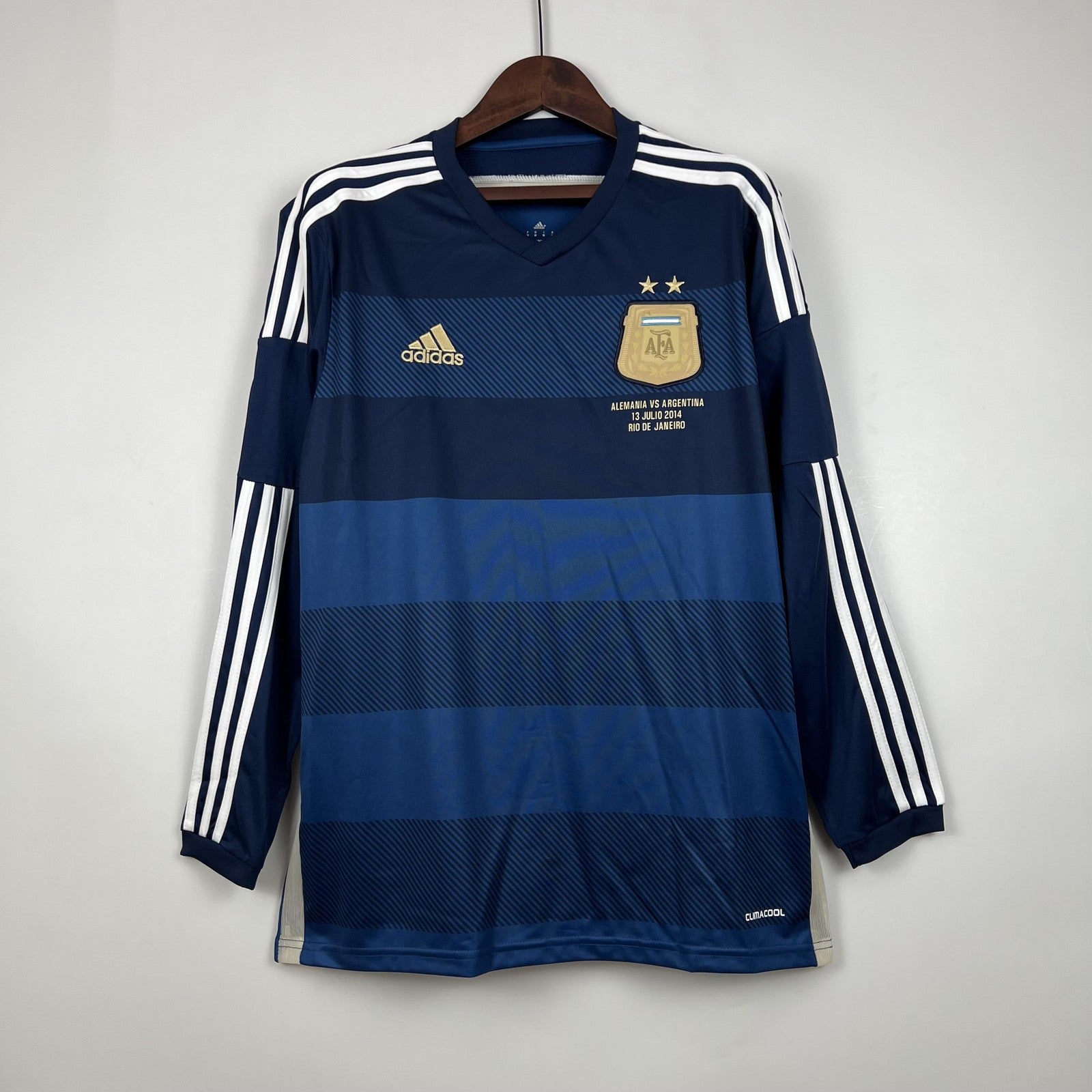 Retro Long Sleeve Argentina 2014 Away