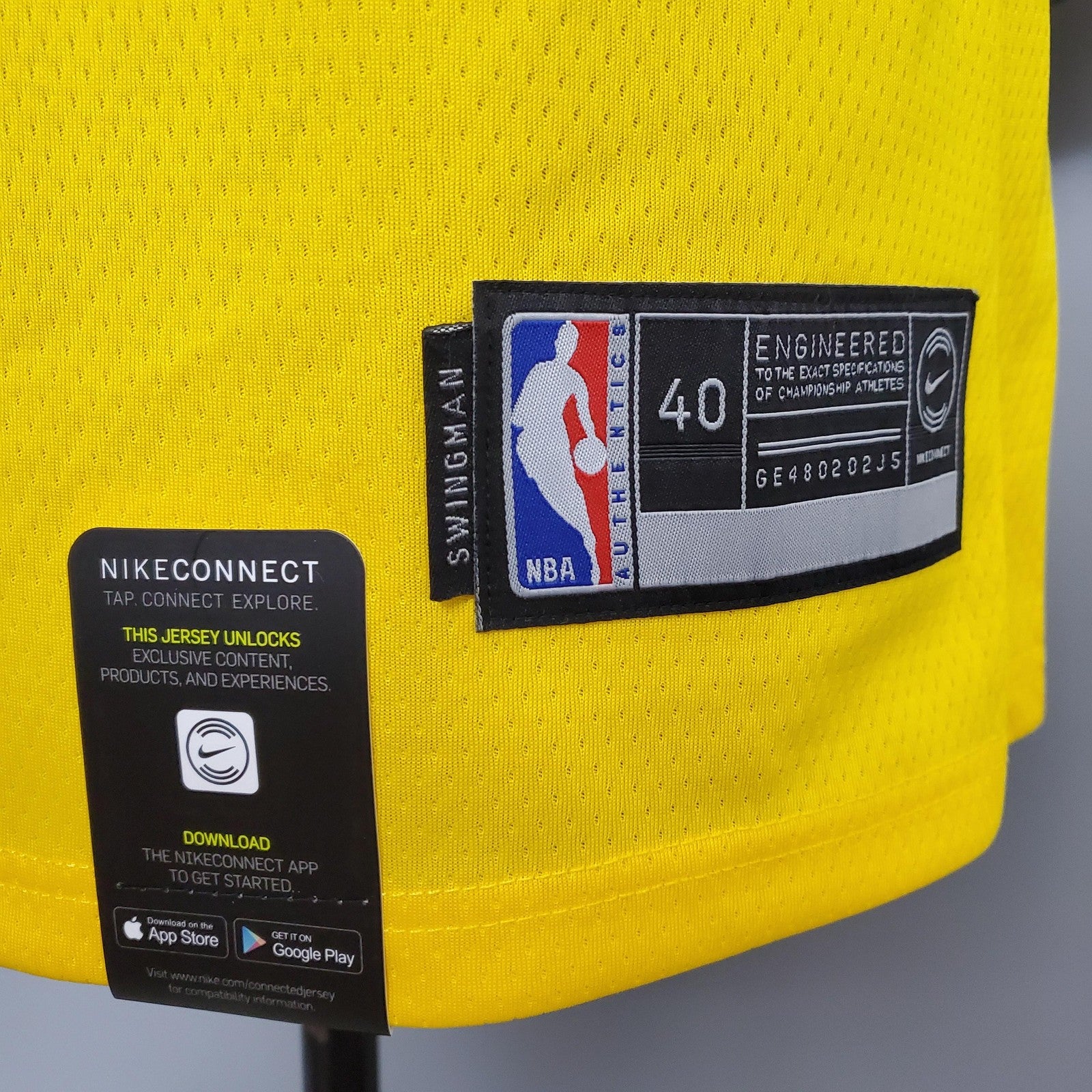 New James #23 Lakers Round Neck Yellow Nba Jersey