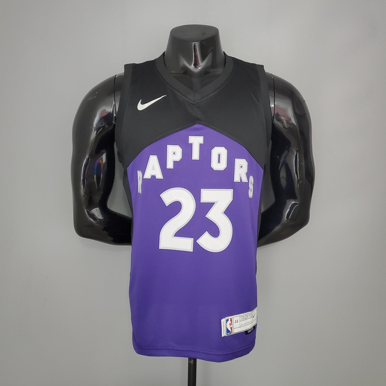 Vanvleet#23 2021 Raptors Bonus Edition Purple and Black Nba Jersey