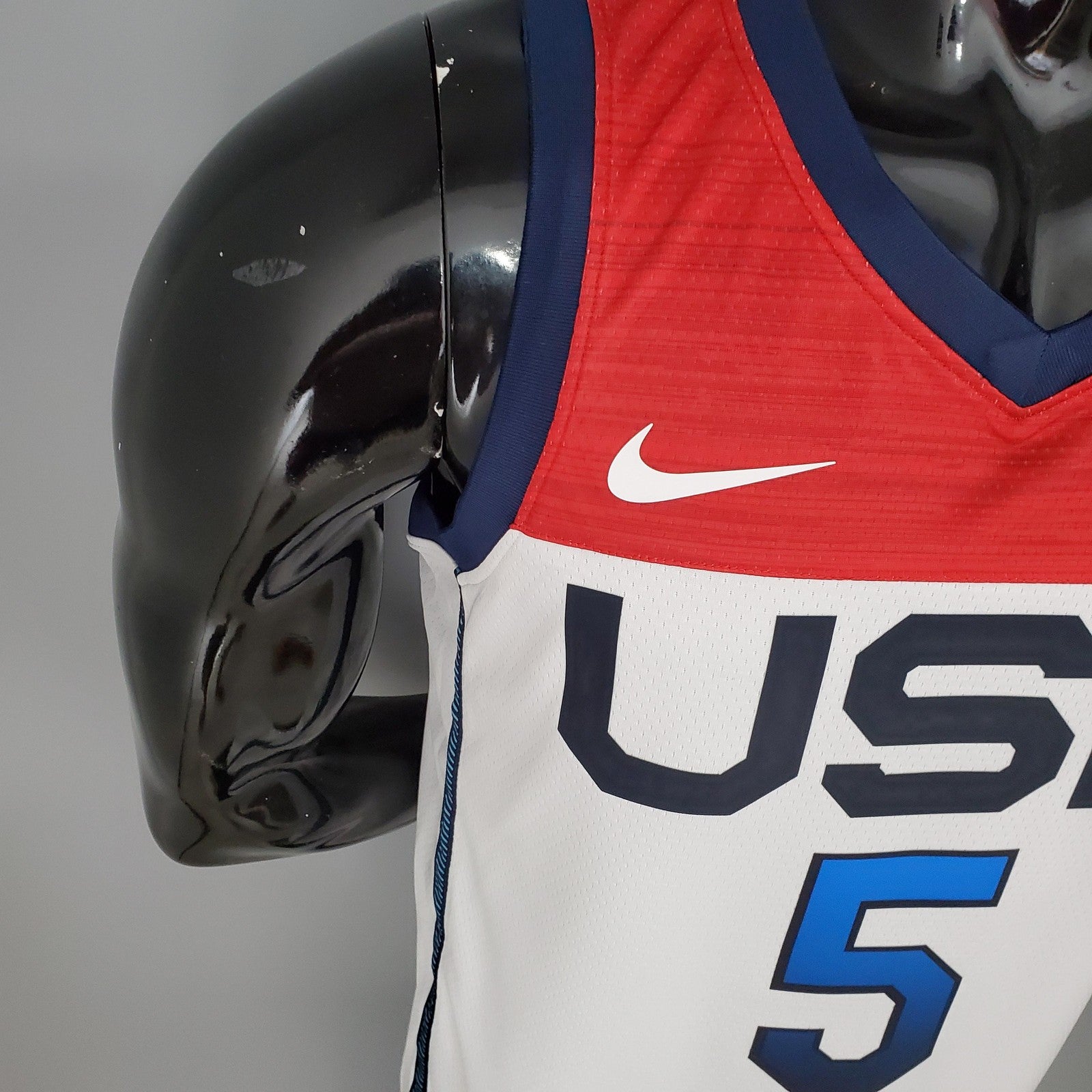 2021 Olympic Games Laviine#5 Usa Team Usa White Red Nba Jersey