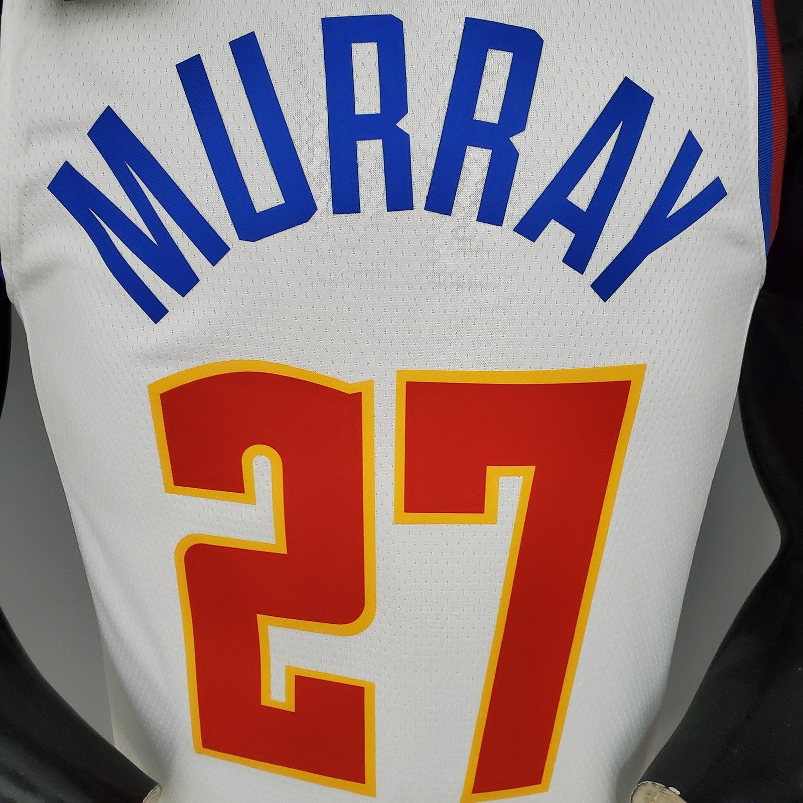 2021 Murray#27 Nuggets Bonus Edition White Nba Jersey