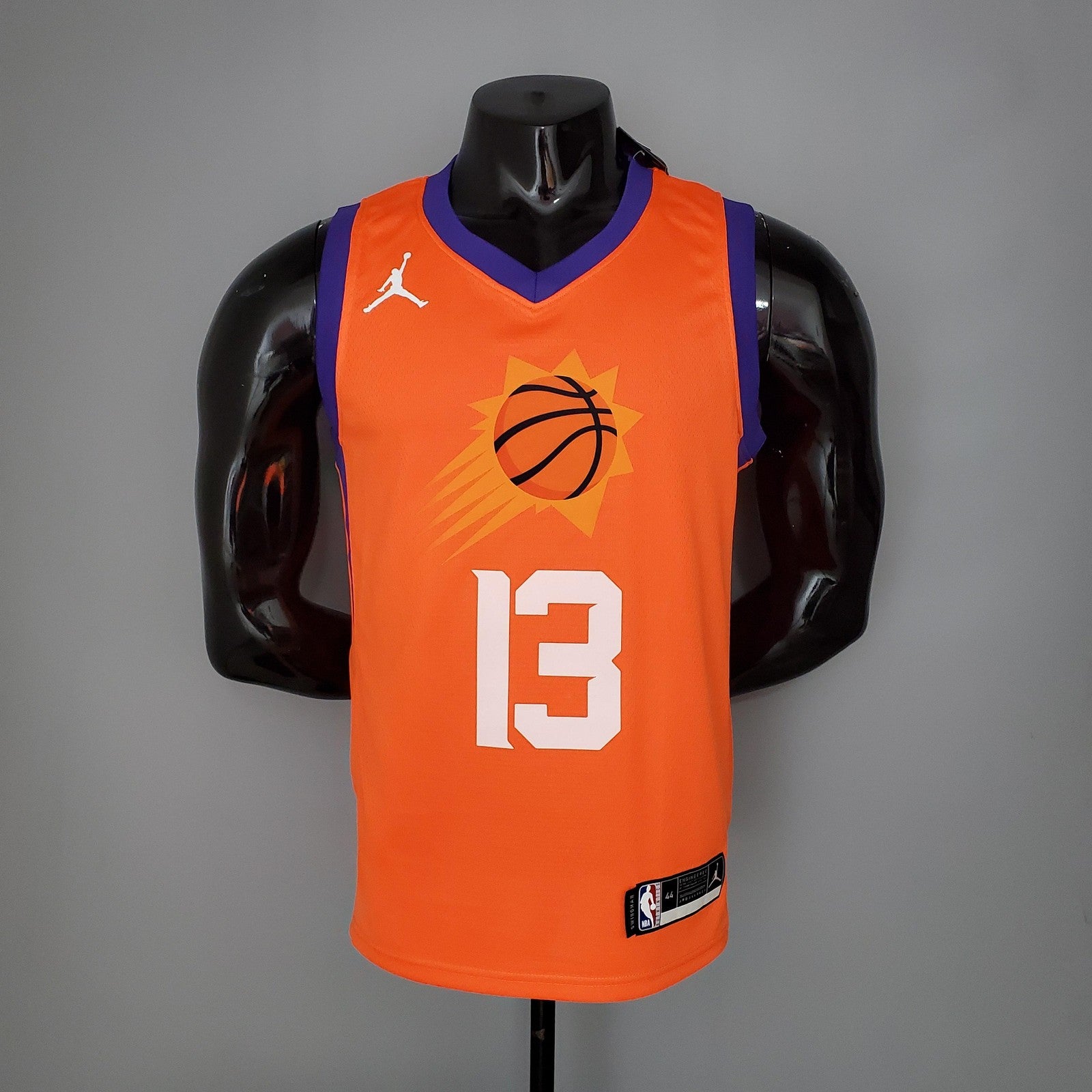 2021 Nash#13 Suns Jordan Theme Orange Nba Jersey