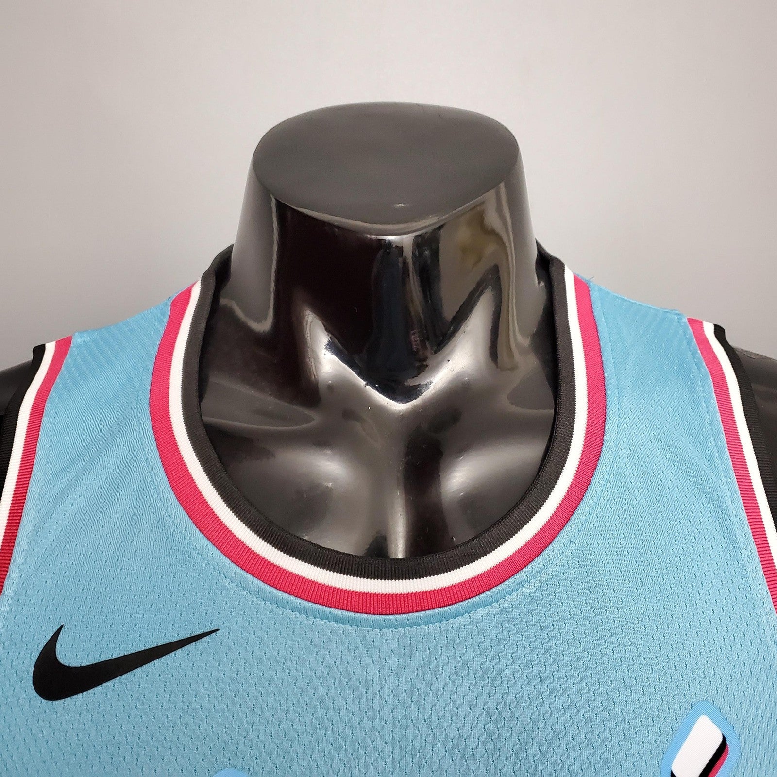 Adebayo#13 Miami Heat V Neck Blue Nba Jersey Nike Connect Recognition