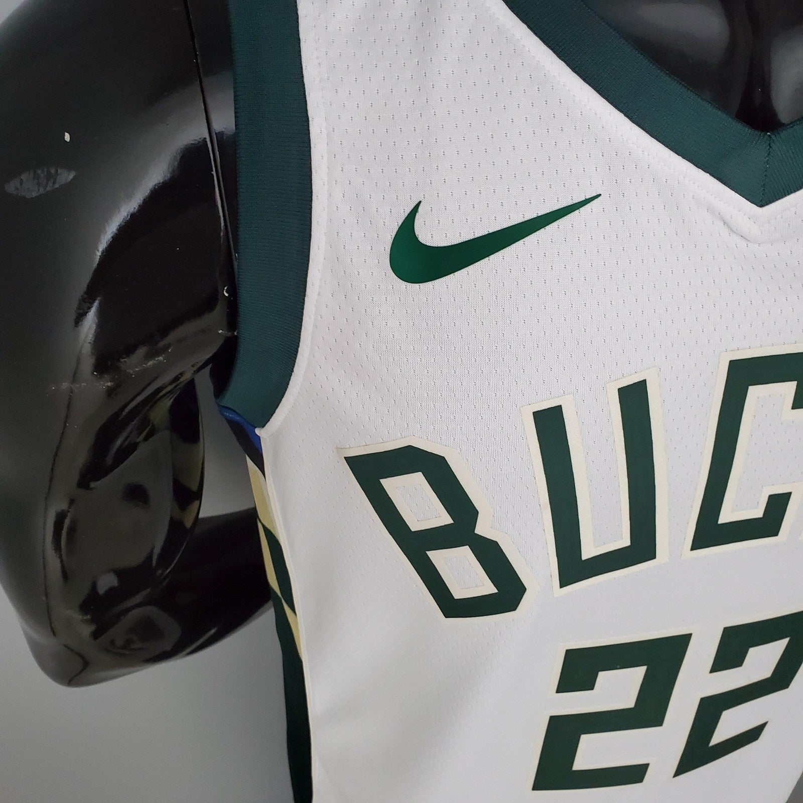 2021 Middleton#22 Bucks Home White Nba Jersey