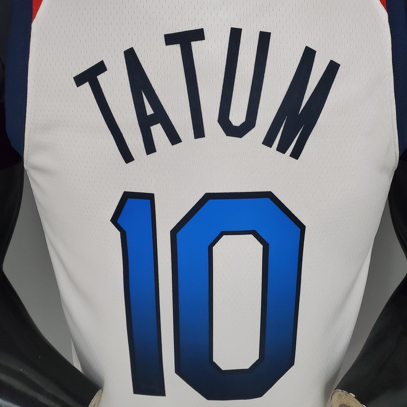 2021 Olympic Games Tatum#10 Usa Team Usa White Red Nba Jersey