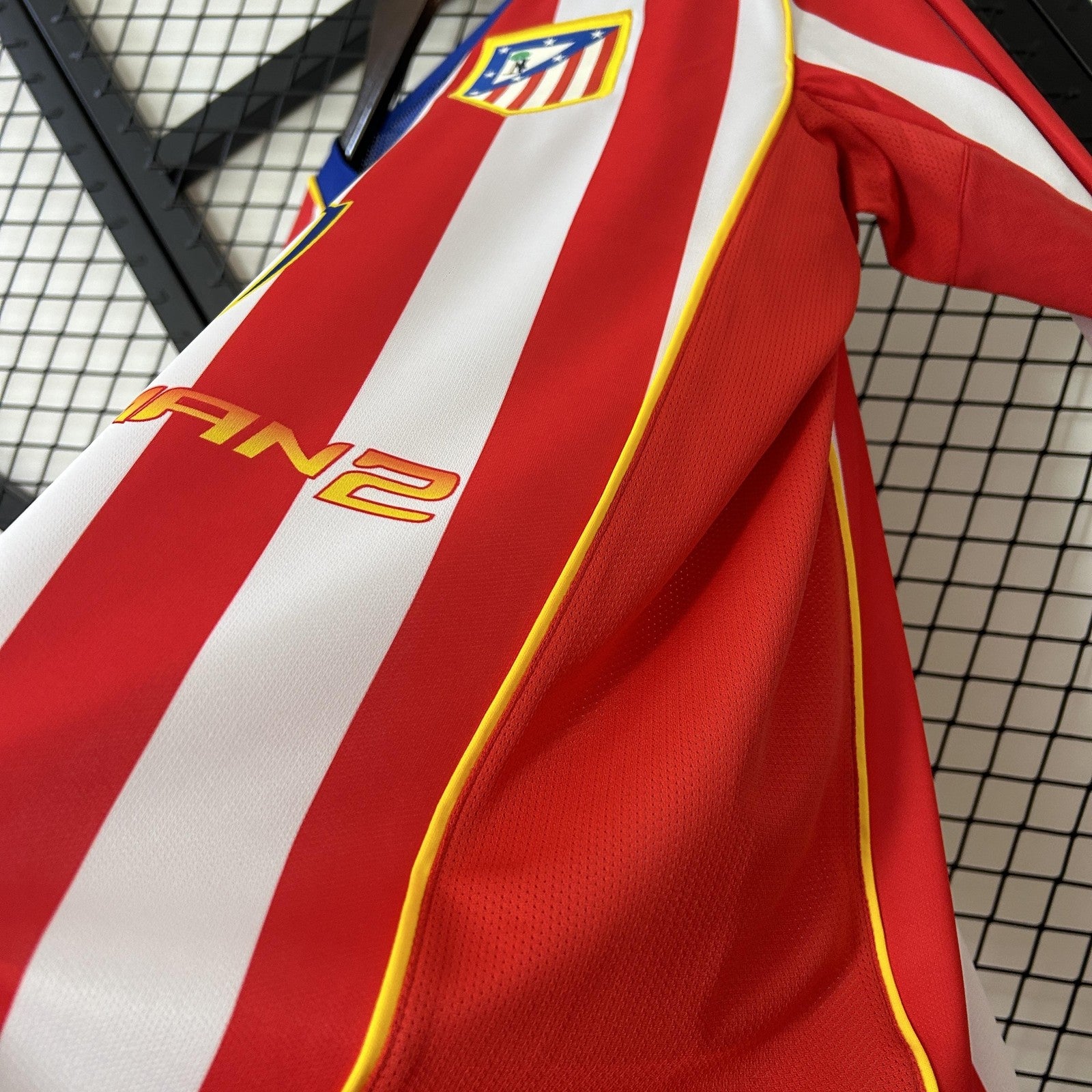 Retro Long Sleeve Atletico Madrid Home