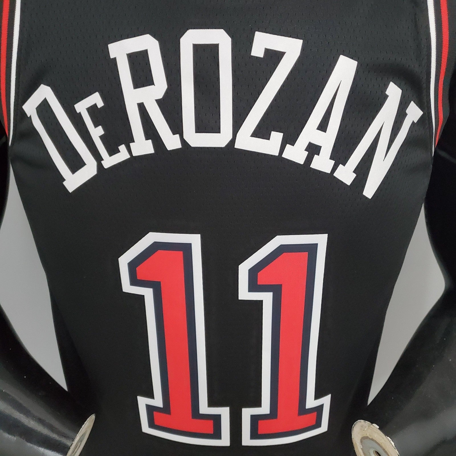 Derozan#11 Chicago Bulls Black Nba Jersey