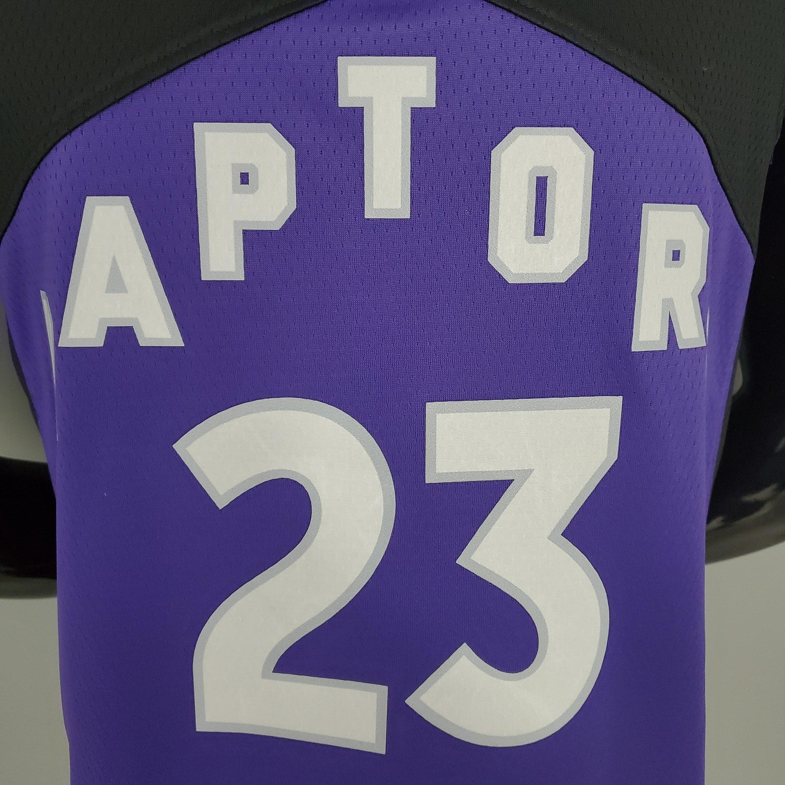 Vanvleet#23 2021 Raptors Bonus Edition Purple and Black Nba Jersey