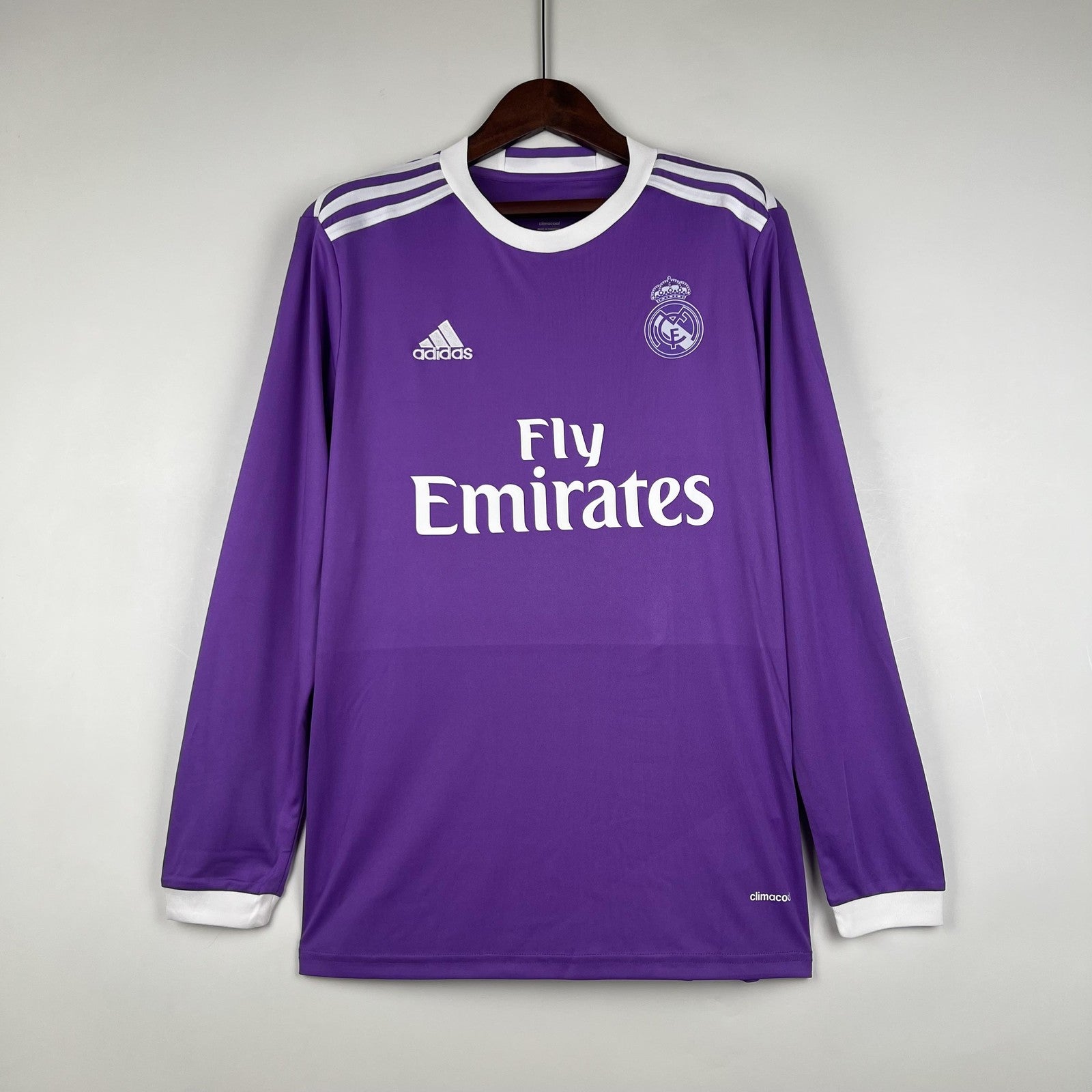 Retro Long Sleeve Real Madrid 16 17 Away