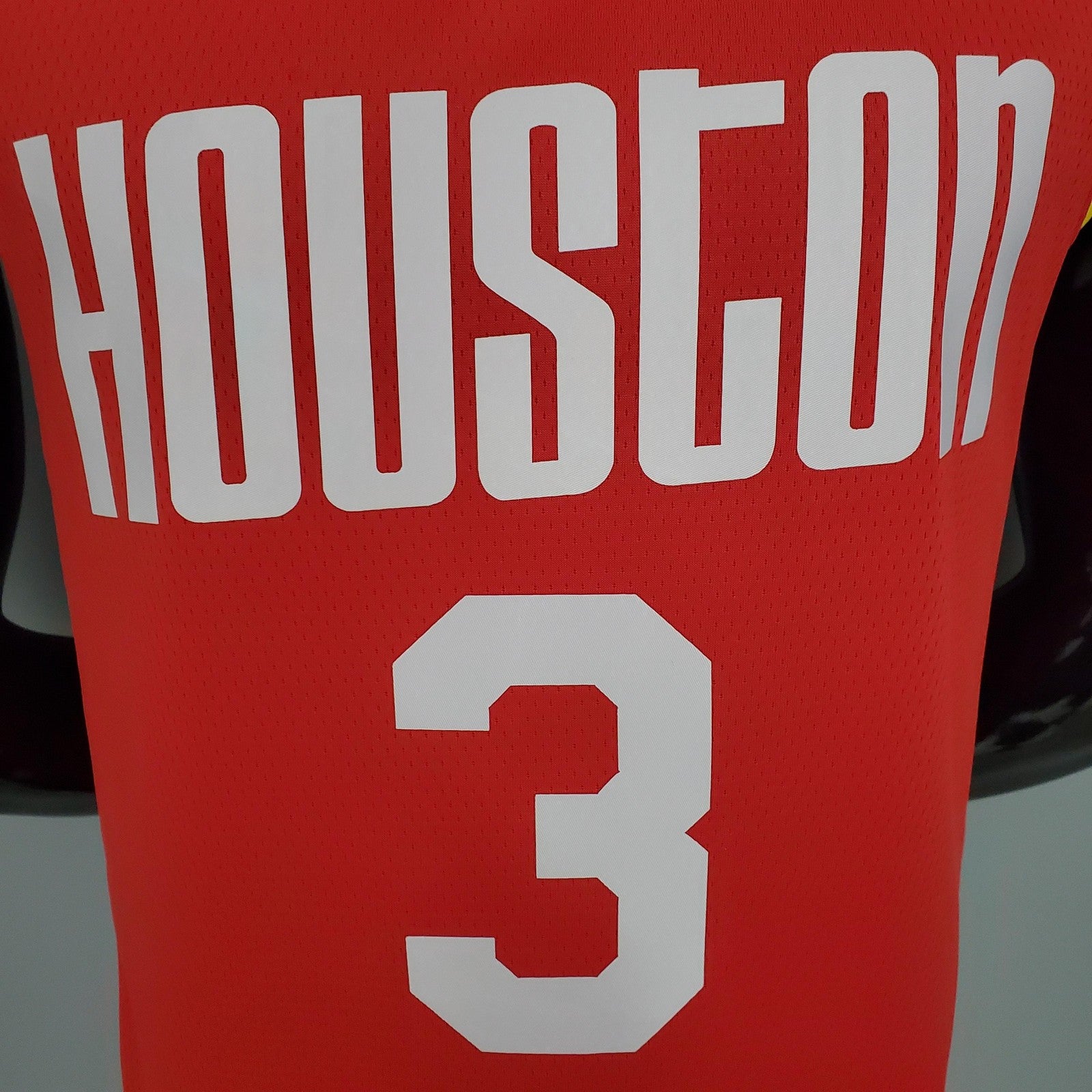 Paul#3 Rockets Retro Red Nba Jersey