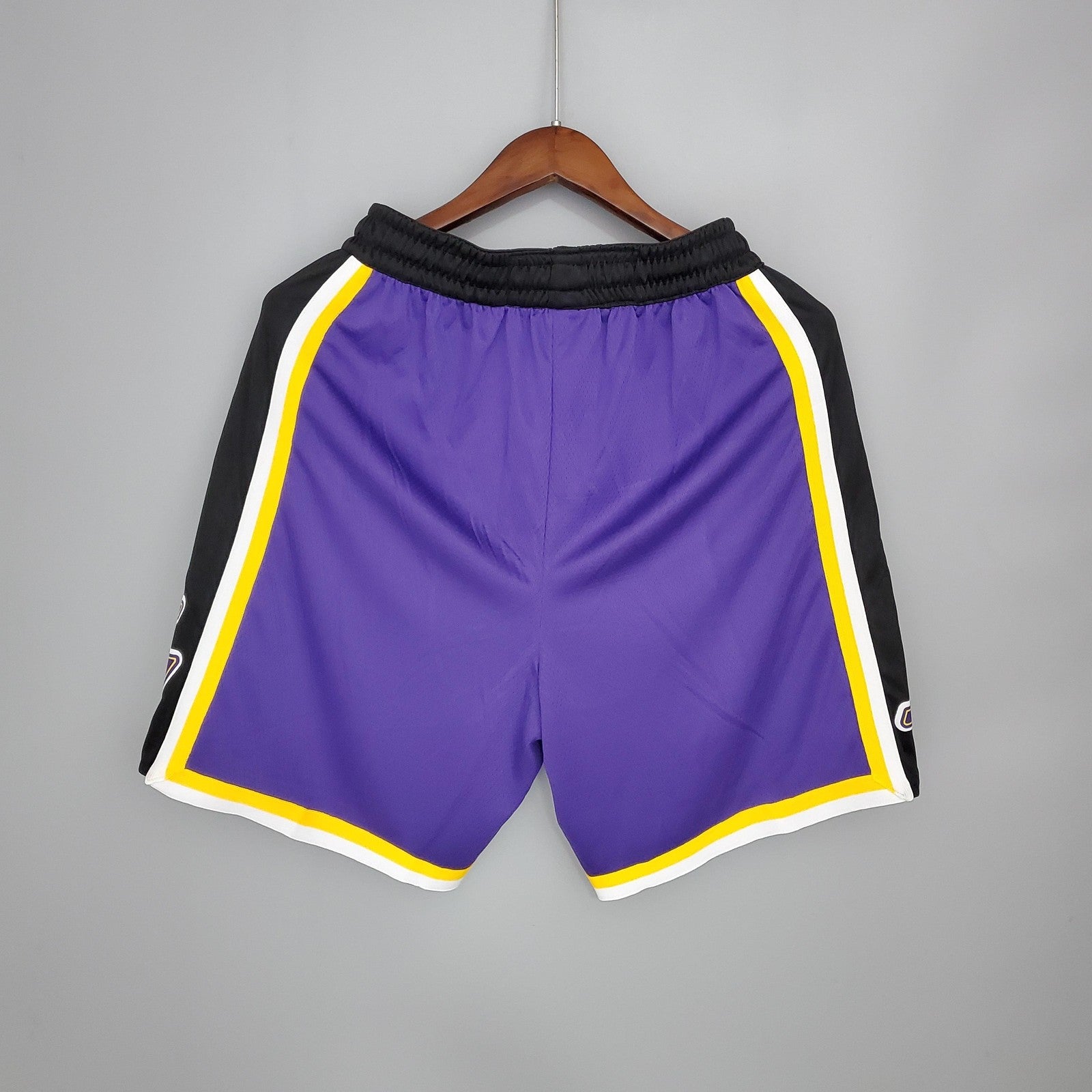 Los Angeles Lakers Purple Black Side Nba Shorts