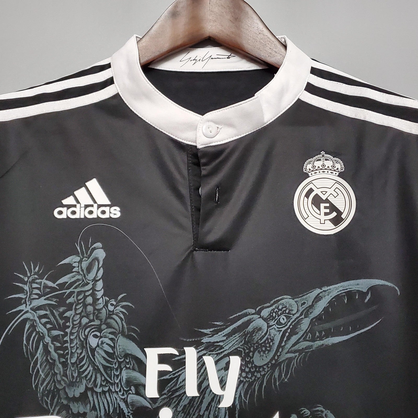 Retro Long Sleeve Real Madrid 14 15 Third Away